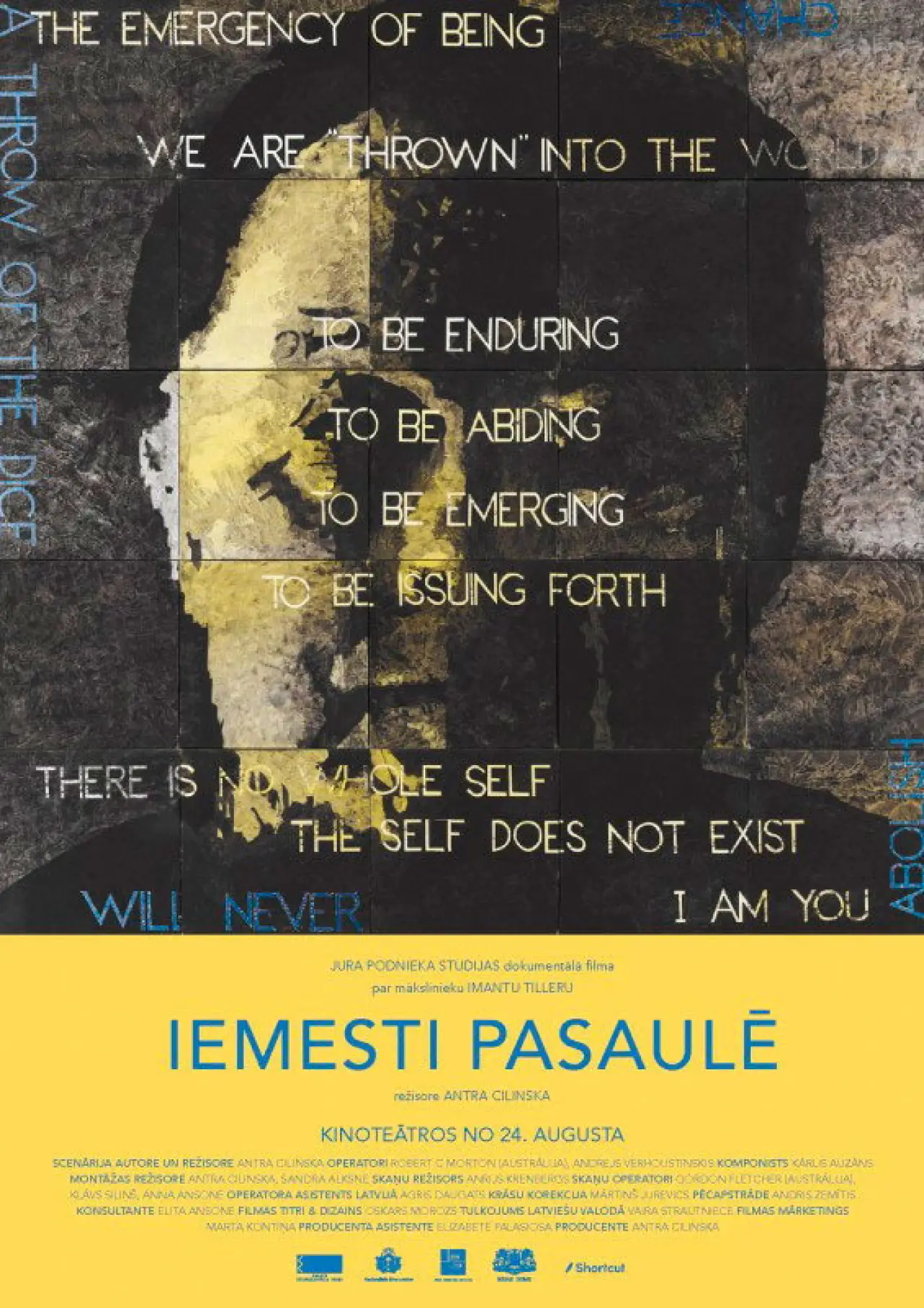 Plakat filmowy "Iemesti pasaulē"