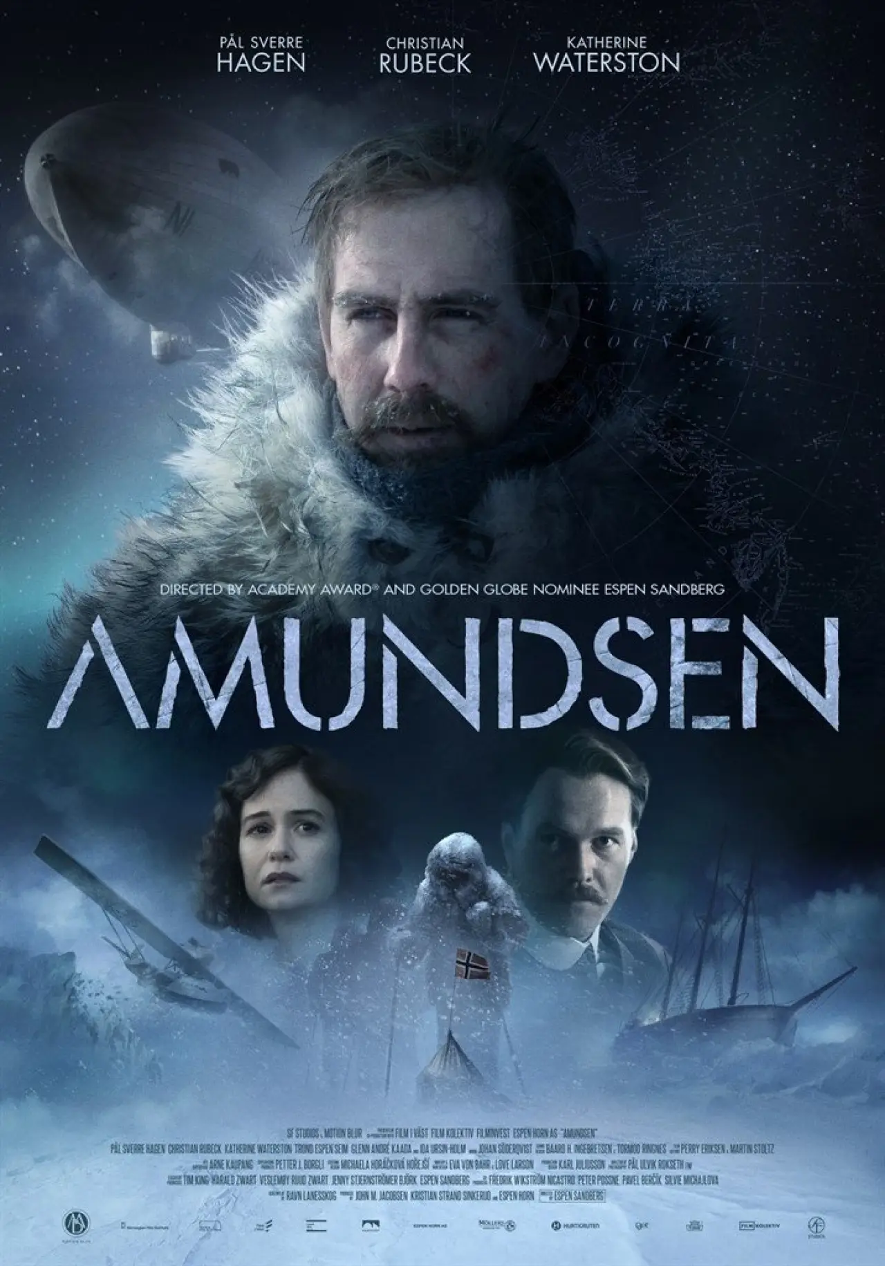 Plakat filmowy "Amundsen"