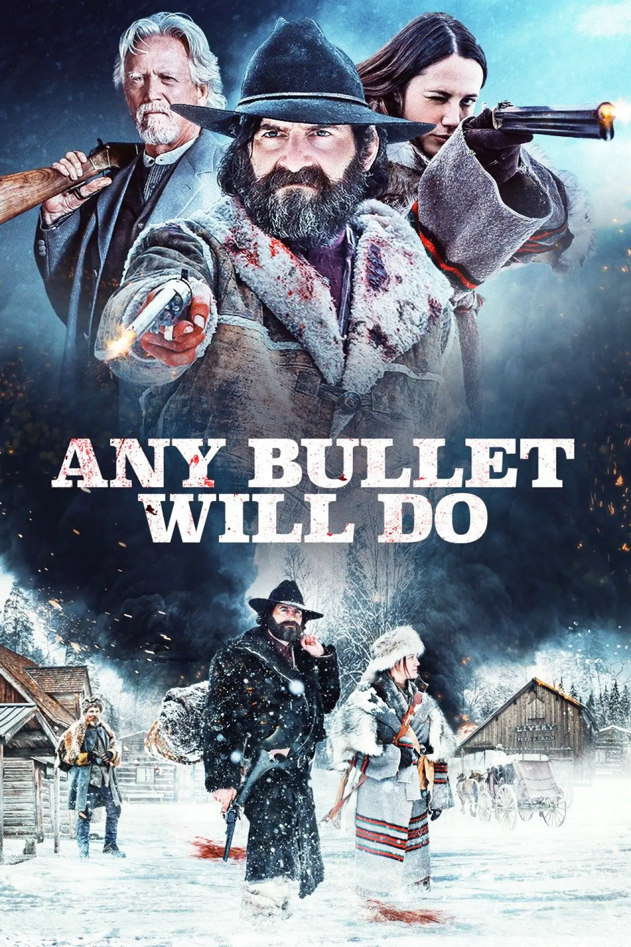 Plakat filmowy "Any Bullet Will Do"