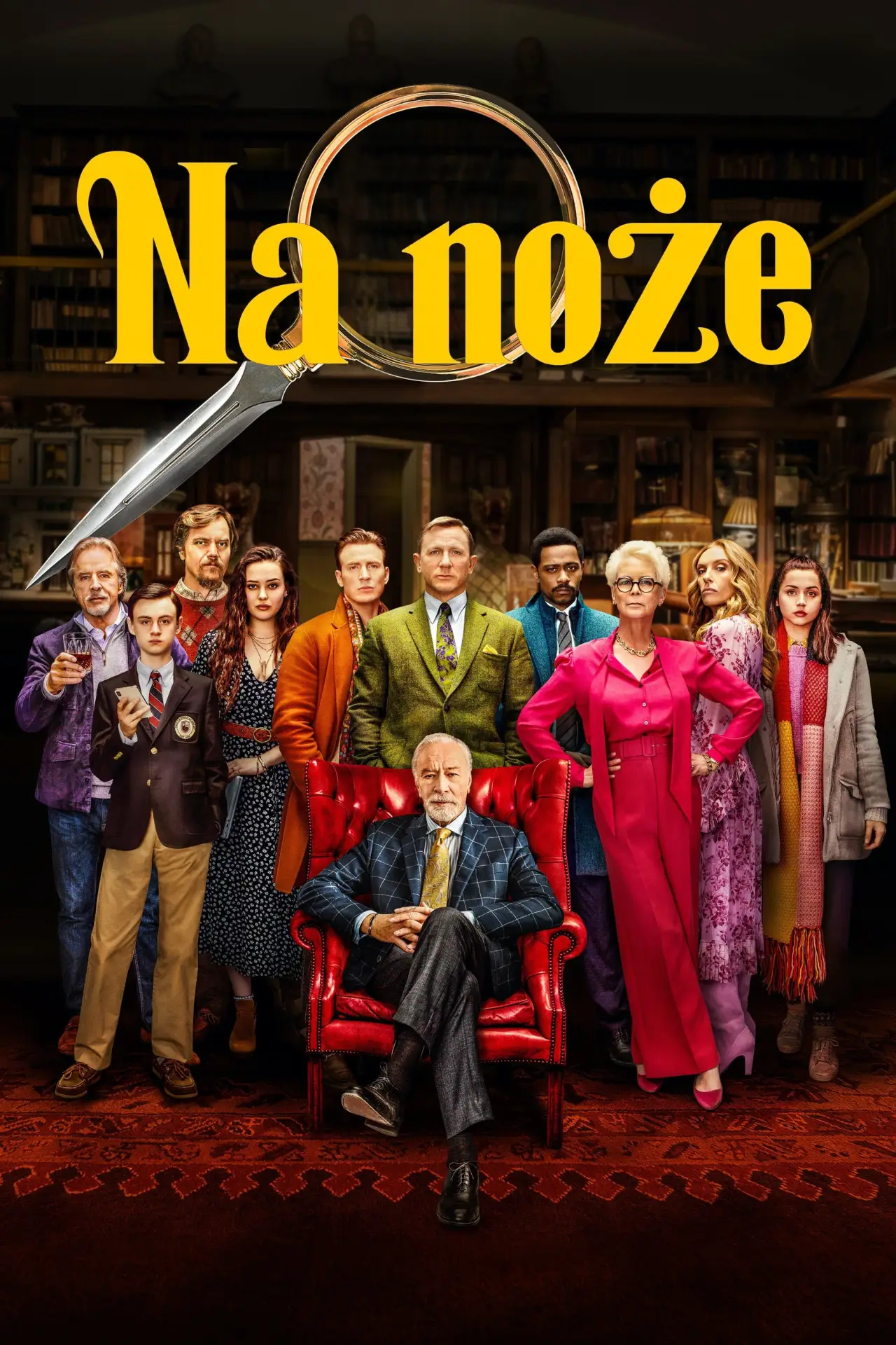 Plakat filmowy "Na noże"