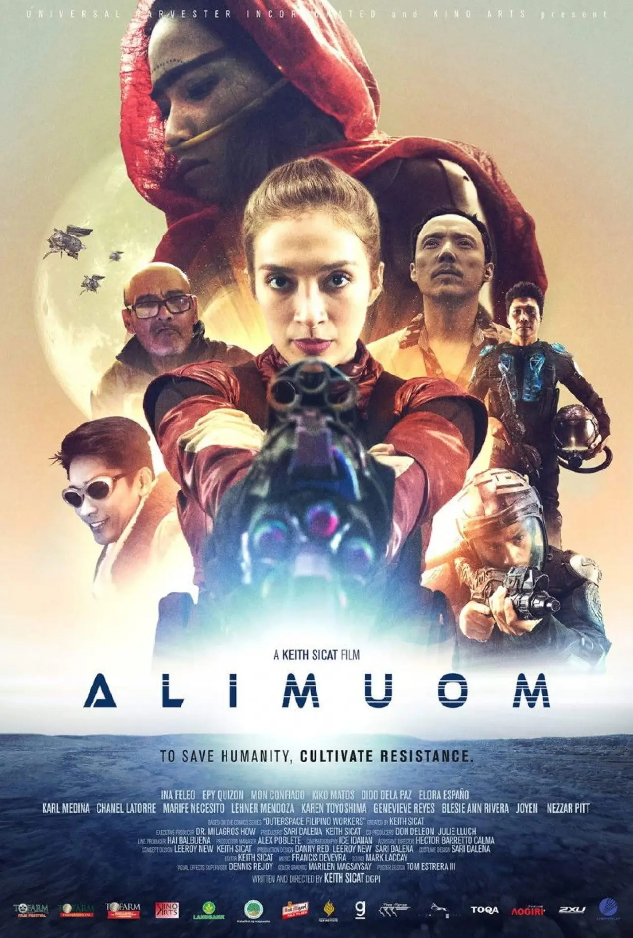 Plakat filmowy "Alimuom"