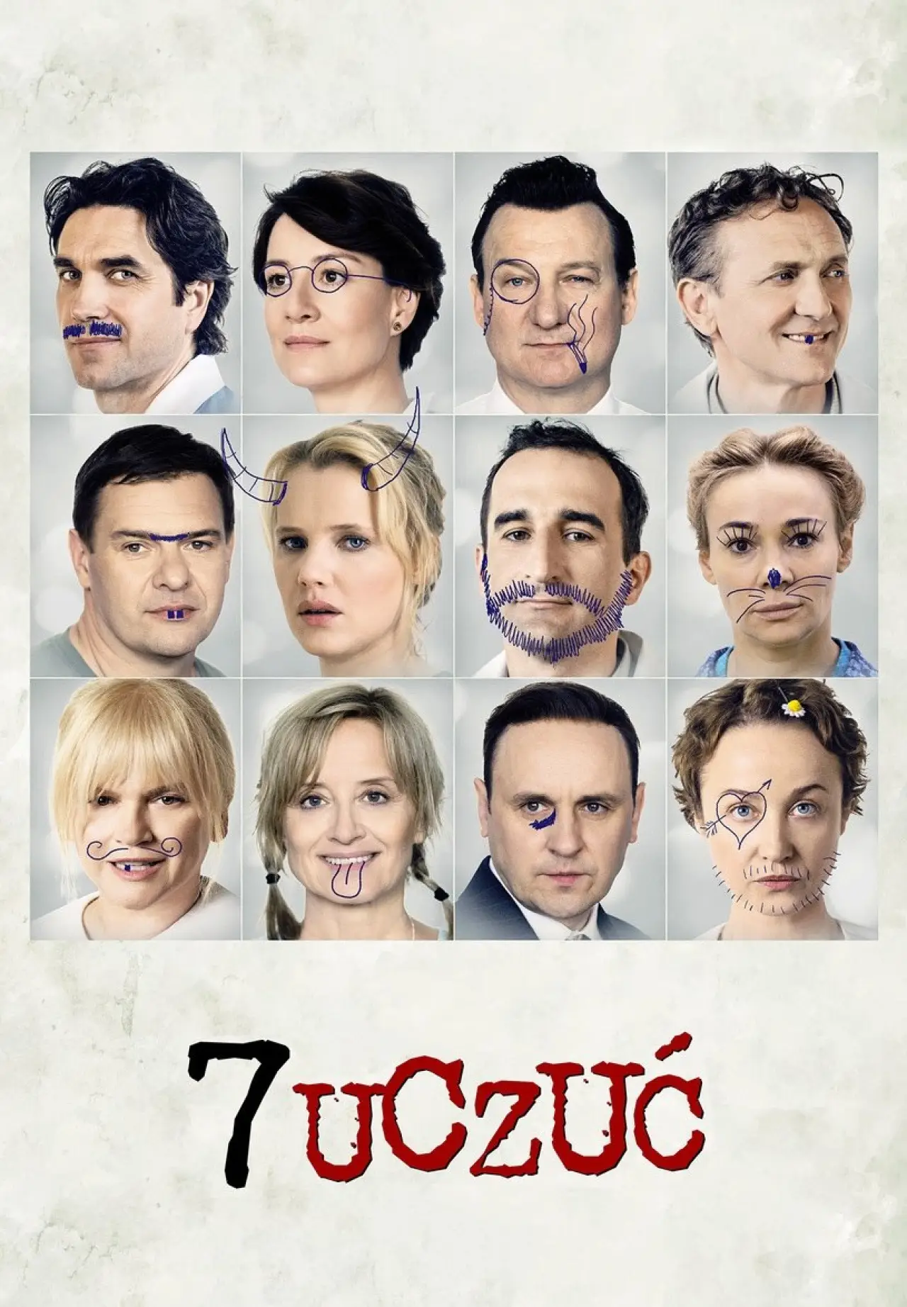 Plakat filmowy "7 uczuć"