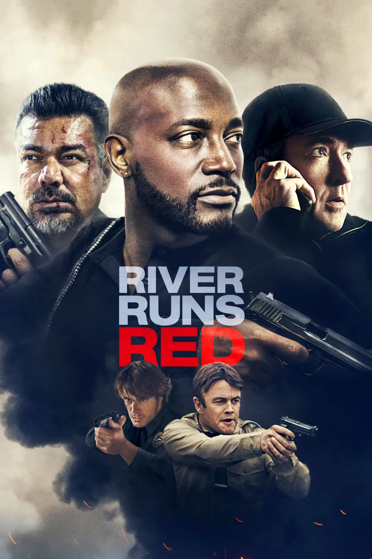 Plakat filmowy "Rzeka krwi"