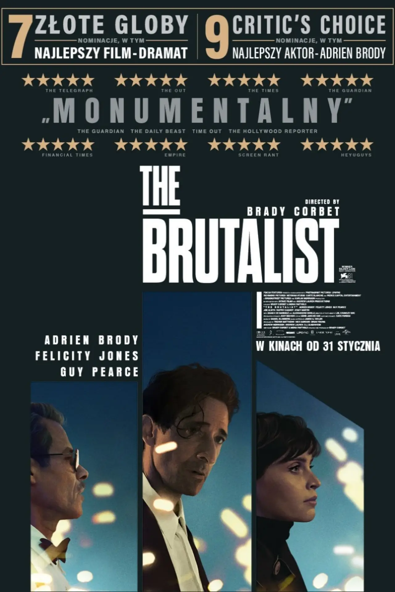 Plakat filmowy "The Brutalist"