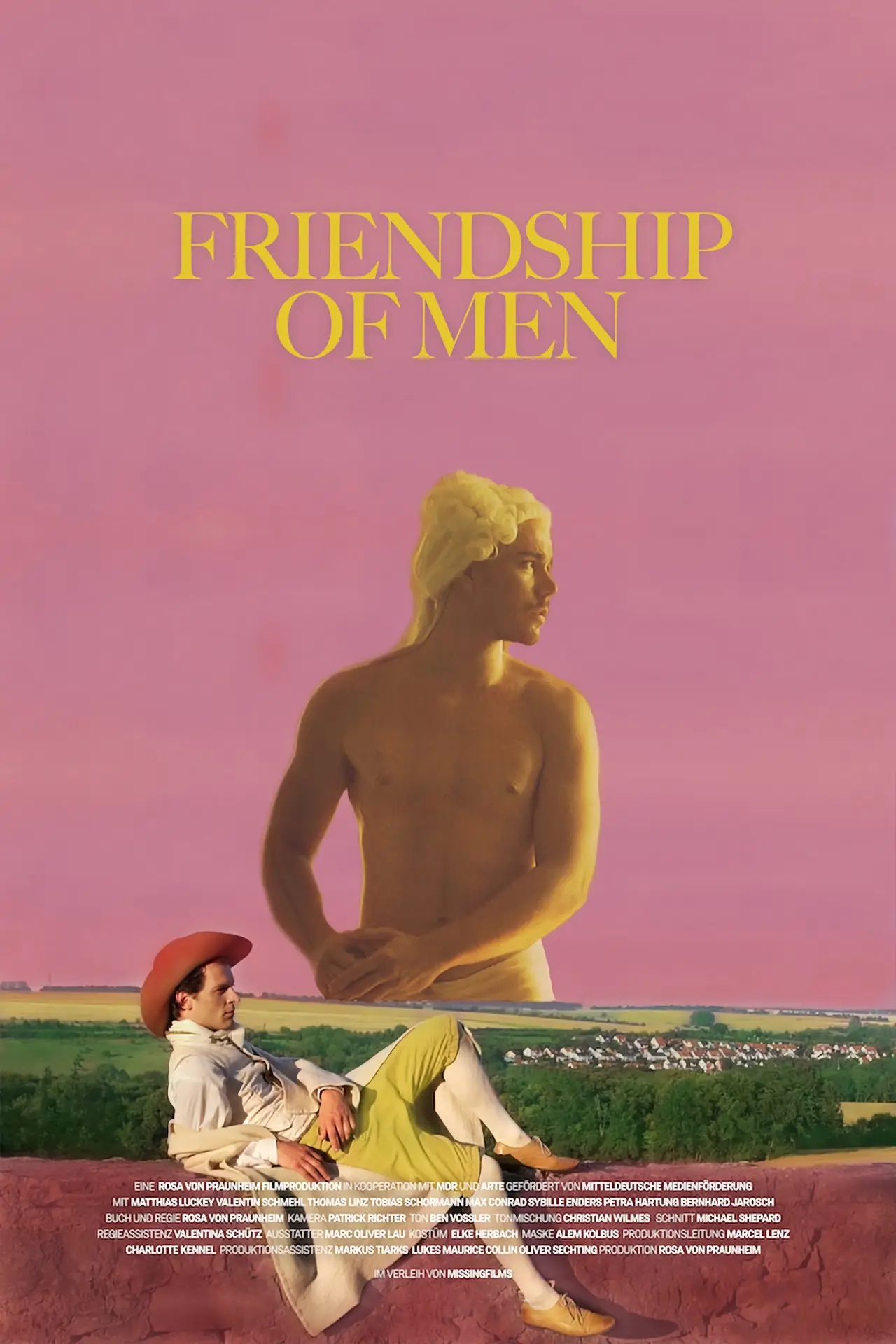 Plakat filmowy "Männerfreundschaften"