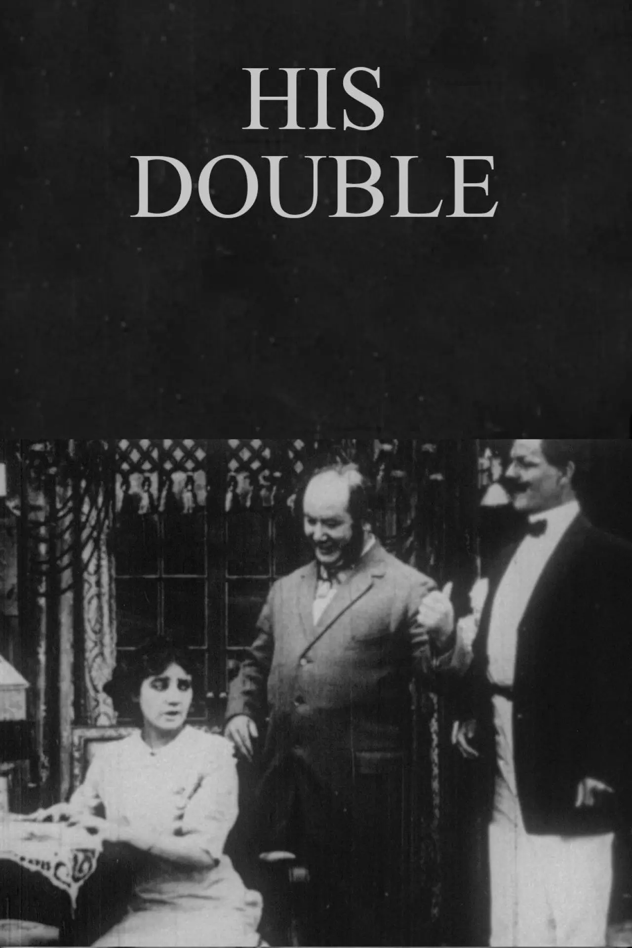 Plakat filmowy "His Double"