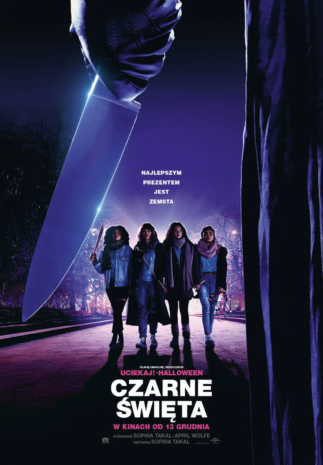 Plakat filmowy "Czarne święta"