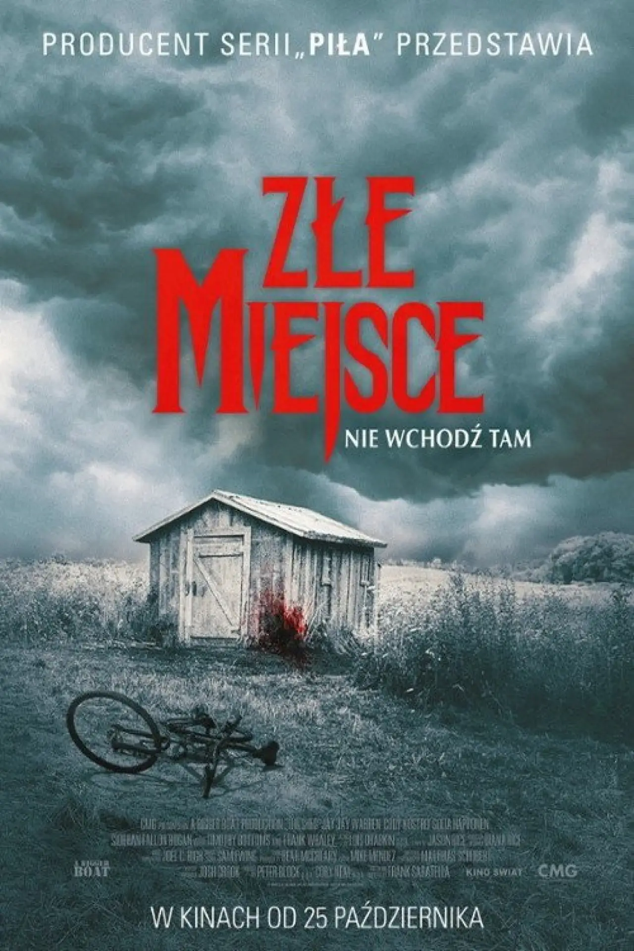 Plakat filmowy "Złe miejsce"