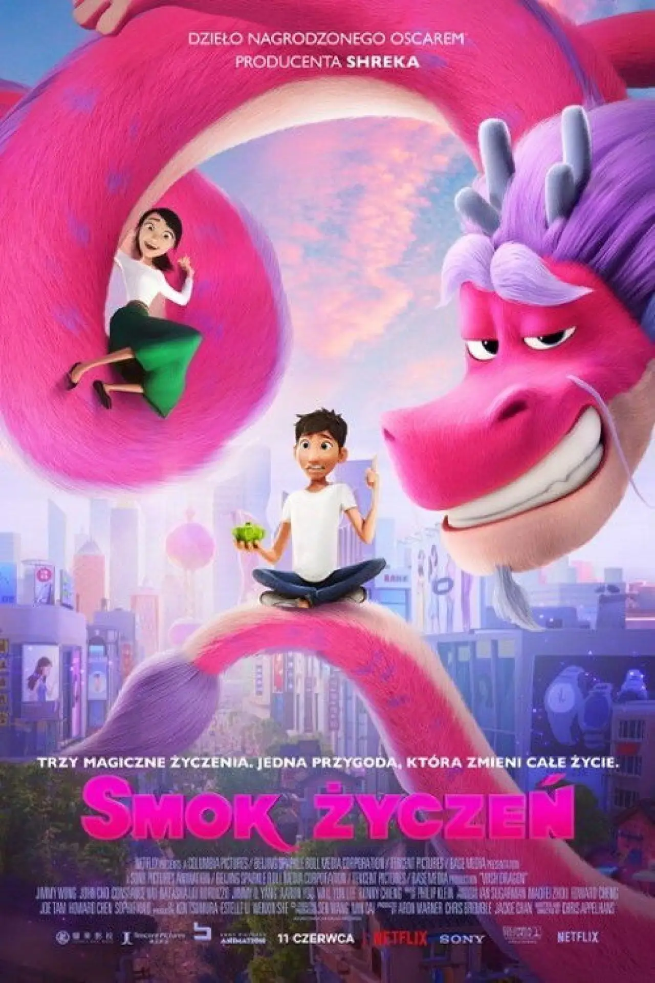Plakat filmowy "Smok życzeń"