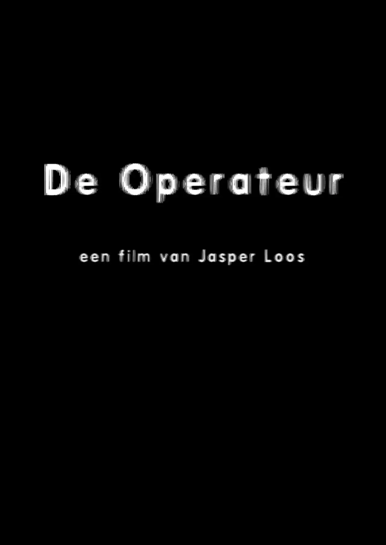Plakat filmowy "De Operateur"