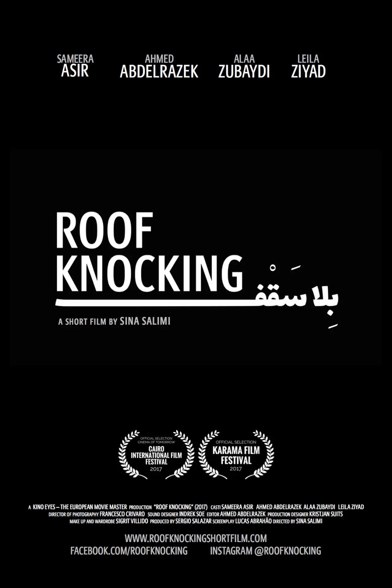 Plakat filmowy "Roof Knocking"