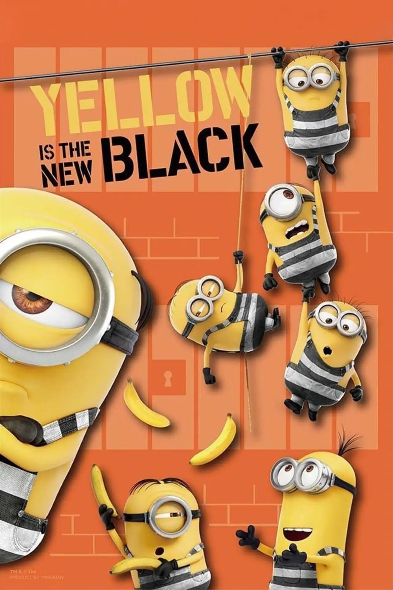 Plakat filmowy "Minionki: Yellow Is the New Black"