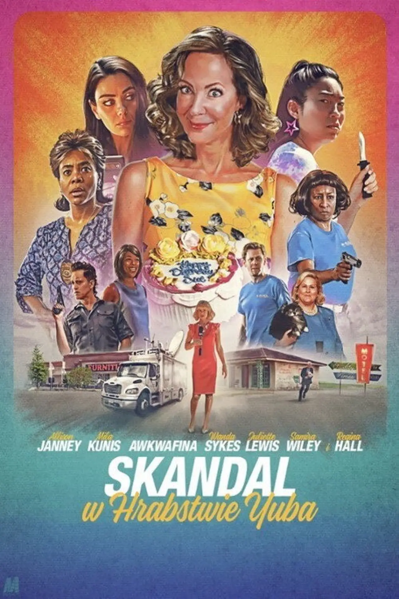 Plakat filmowy "Skandal w hrabstwie Yuba"