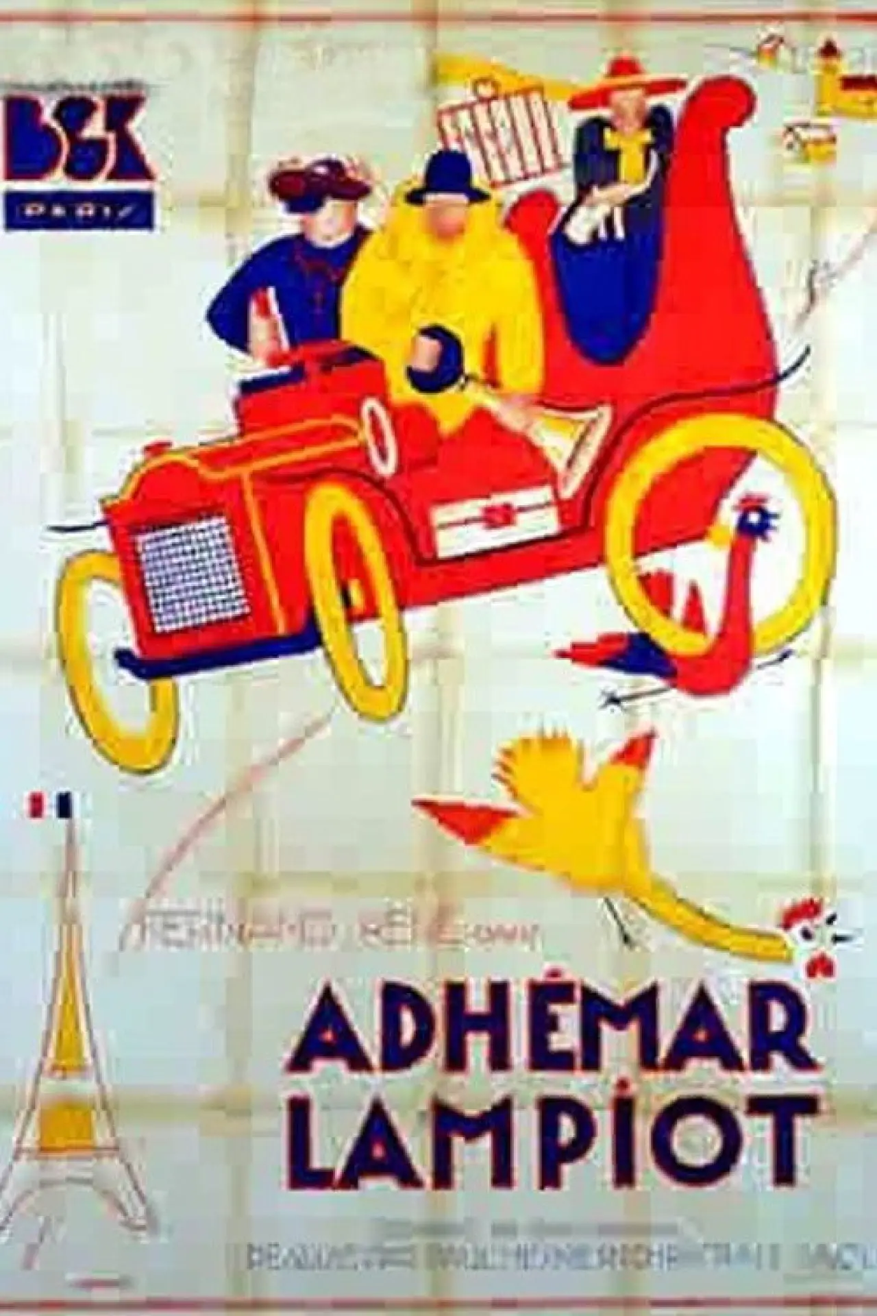 Plakat filmowy "Adhémar Lampiot"