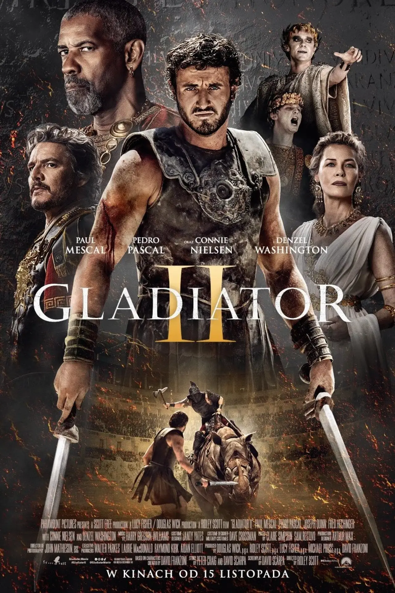 Plakat filmowy "Gladiator 2"