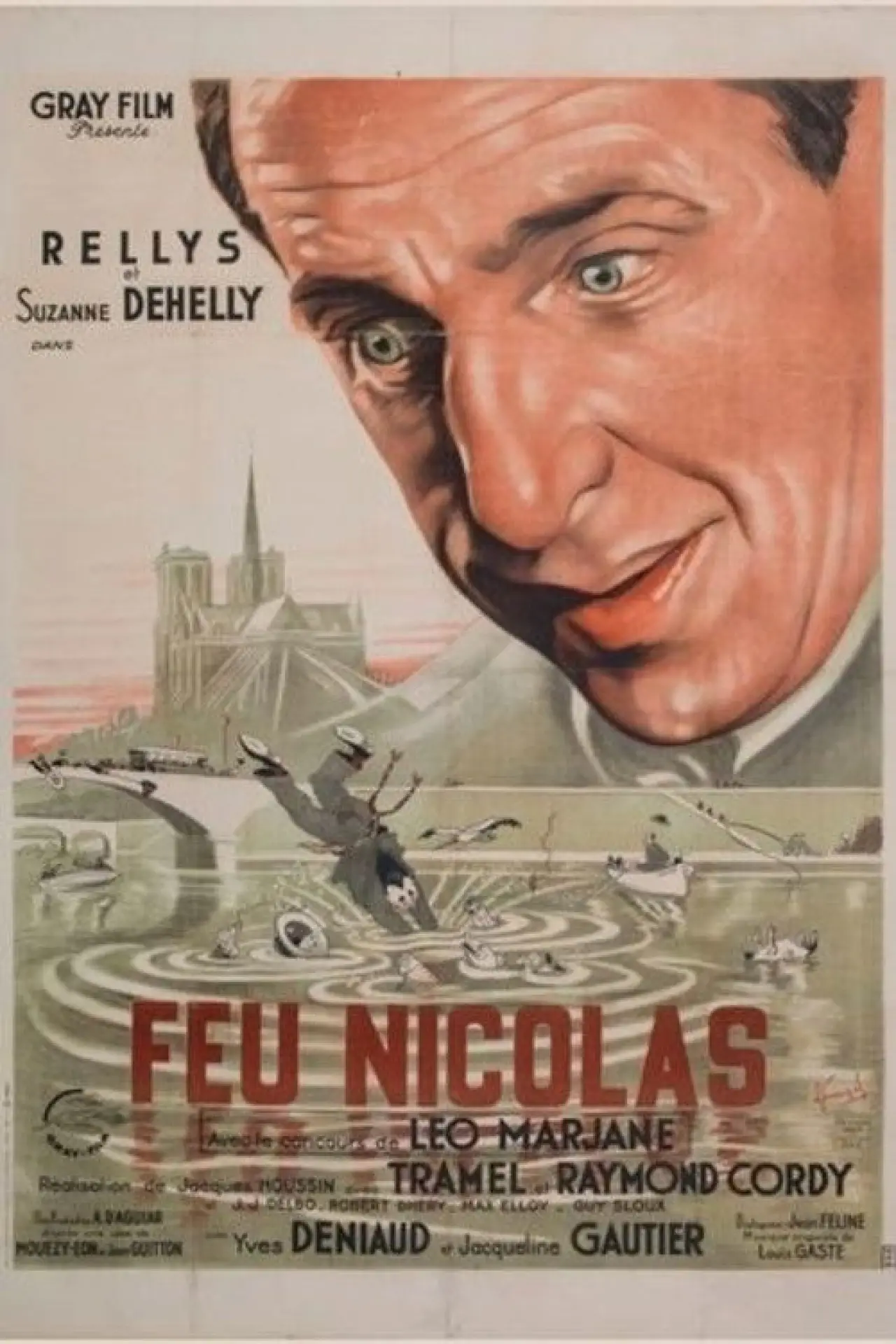 Plakat filmowy "Feu Nicolas"