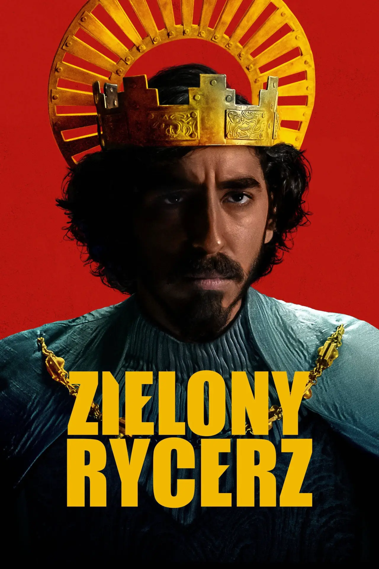 Plakat filmowy "Zielony Rycerz. Green Knight"