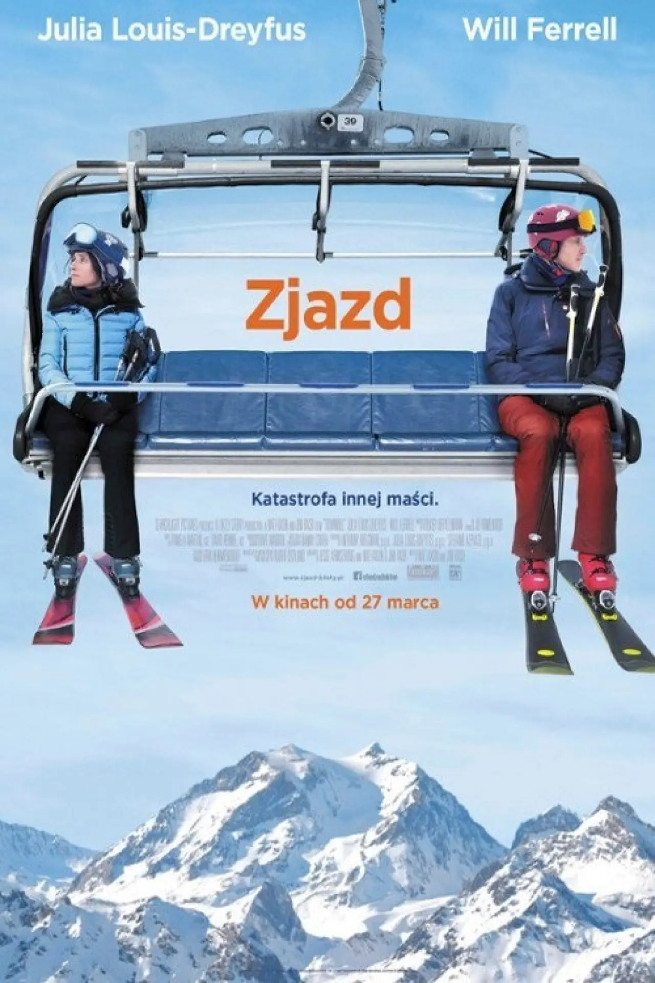 Plakat filmowy "Zjazd"