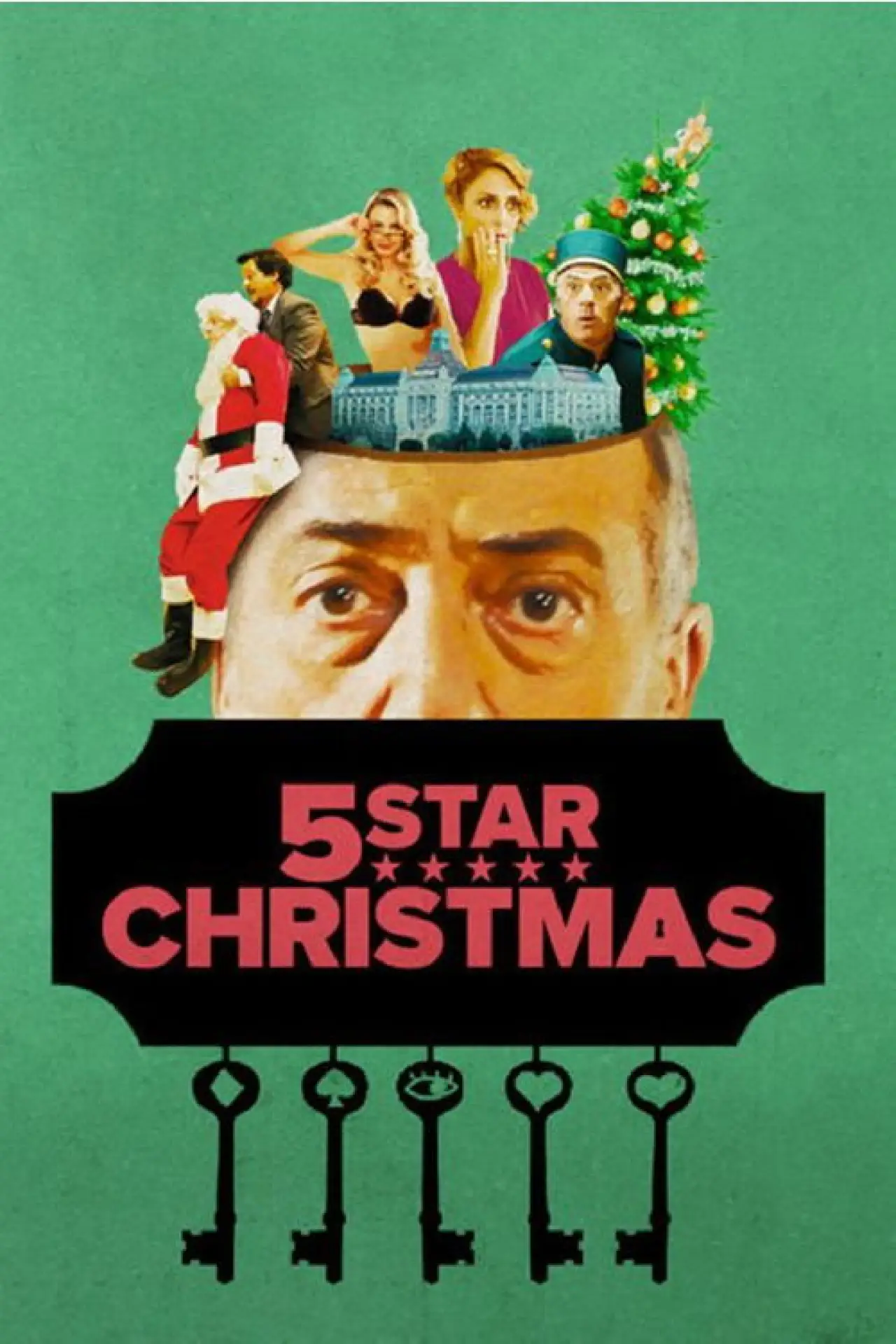 Plakat filmowy "Święta na 5 gwiazdek"