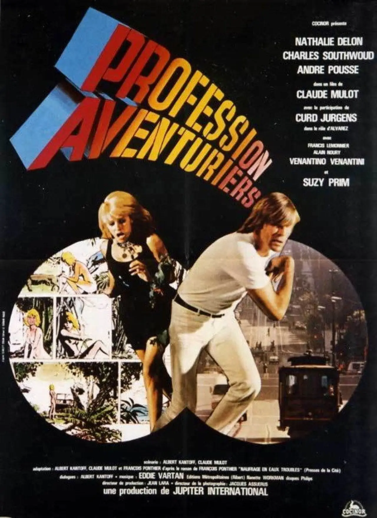 Plakat filmowy "Profession: Aventuriers"