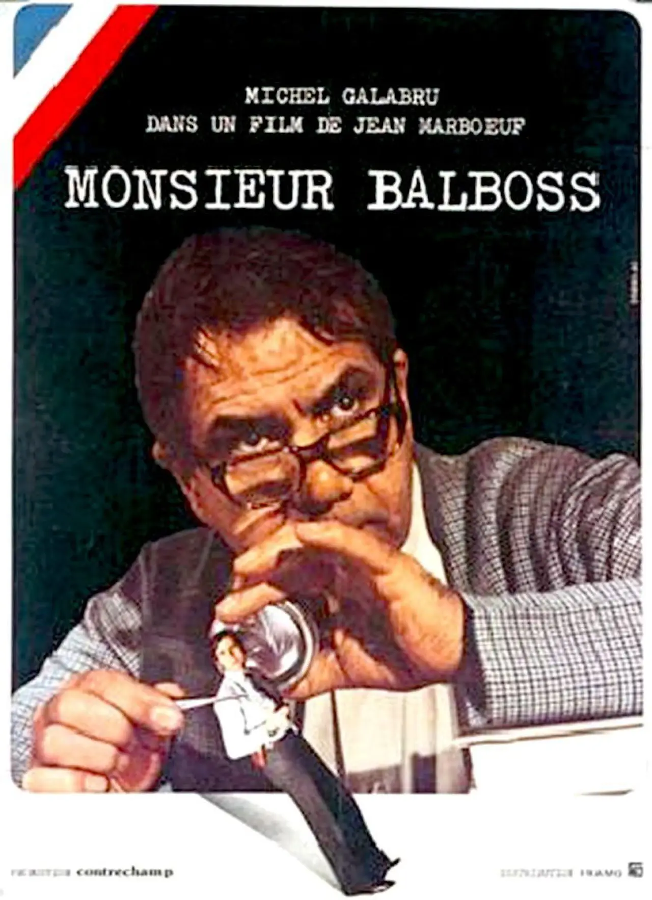 Plakat filmowy "Monsieur Balboss"