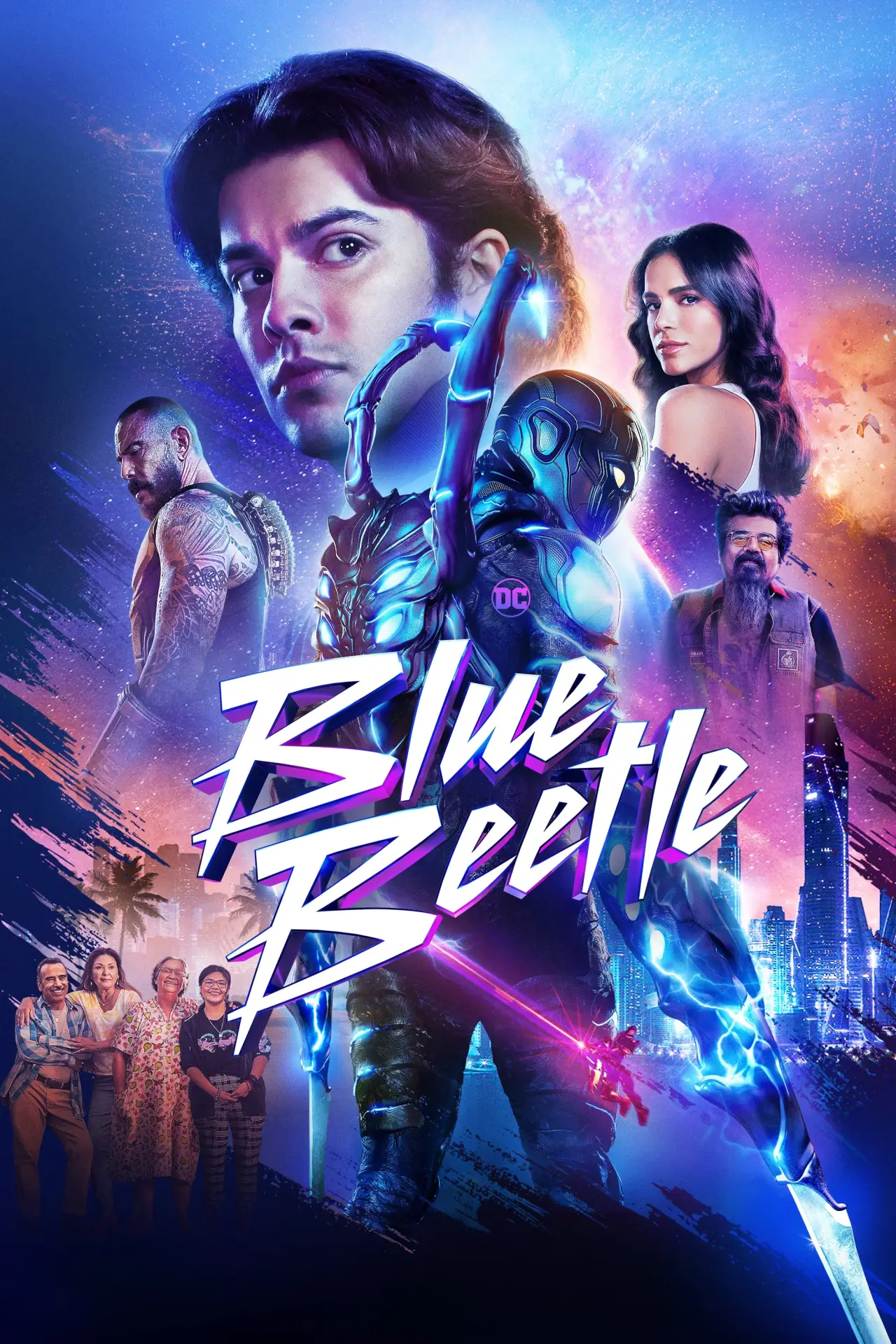 Plakat filmowy "Blue Beetle"