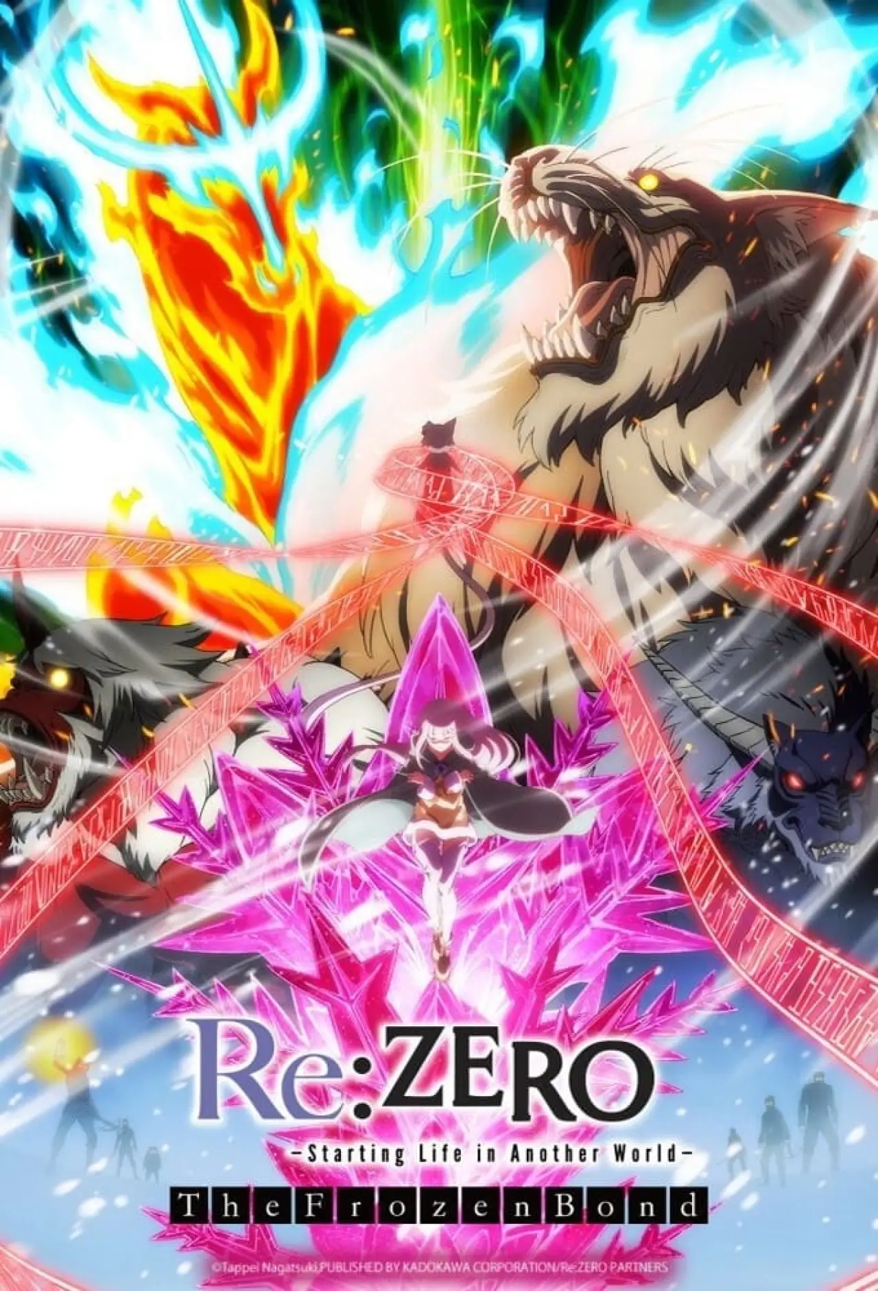 Plakat filmowy "Re:Zero kara Hajimeru Isekai Seikatsu: Hyouketsu no Kizuna"