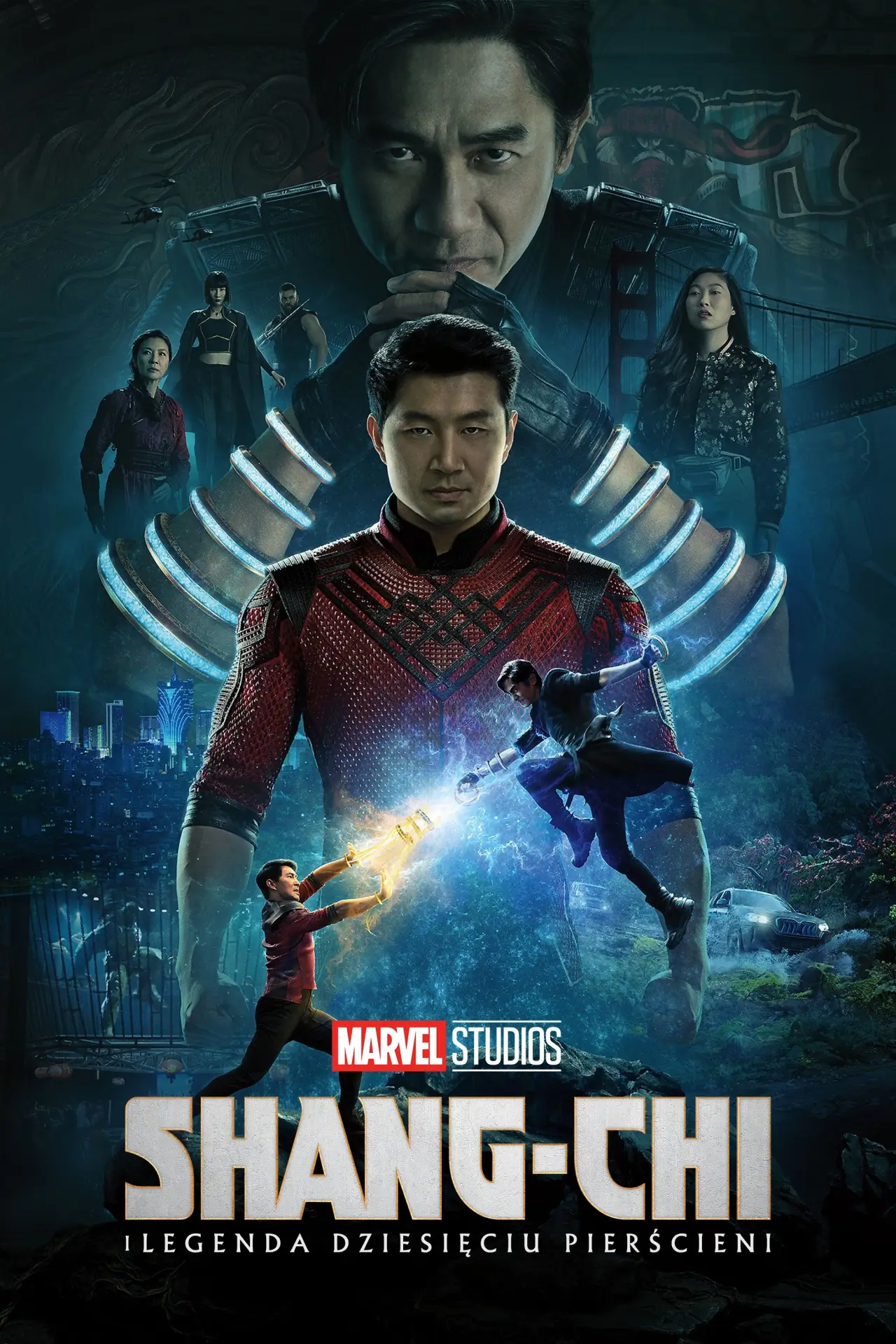 Plakat filmowy "Shang-Chi i legenda dziesięciu pierścieni"