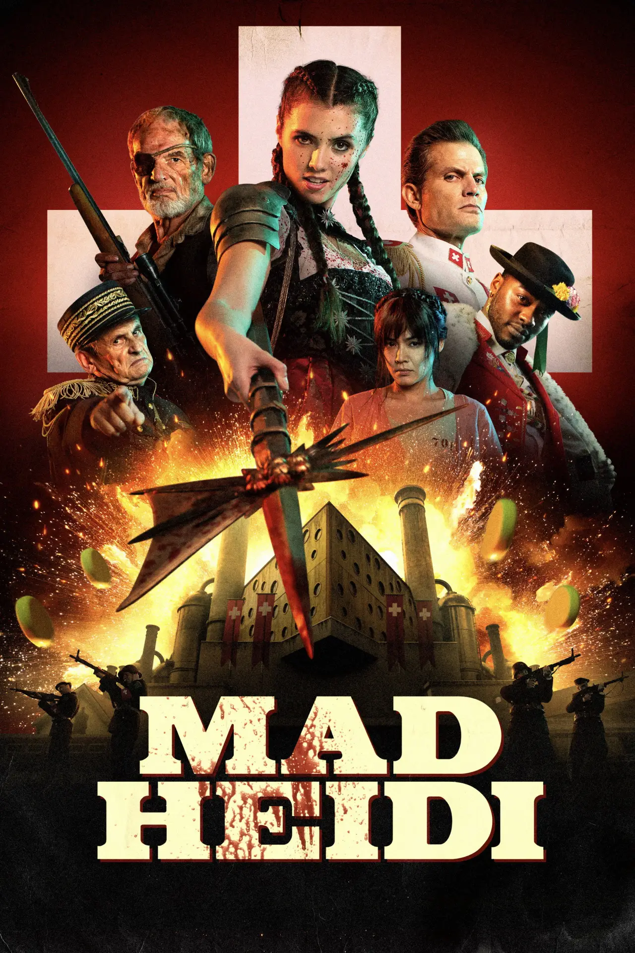 Plakat filmowy "Mad Heidi"