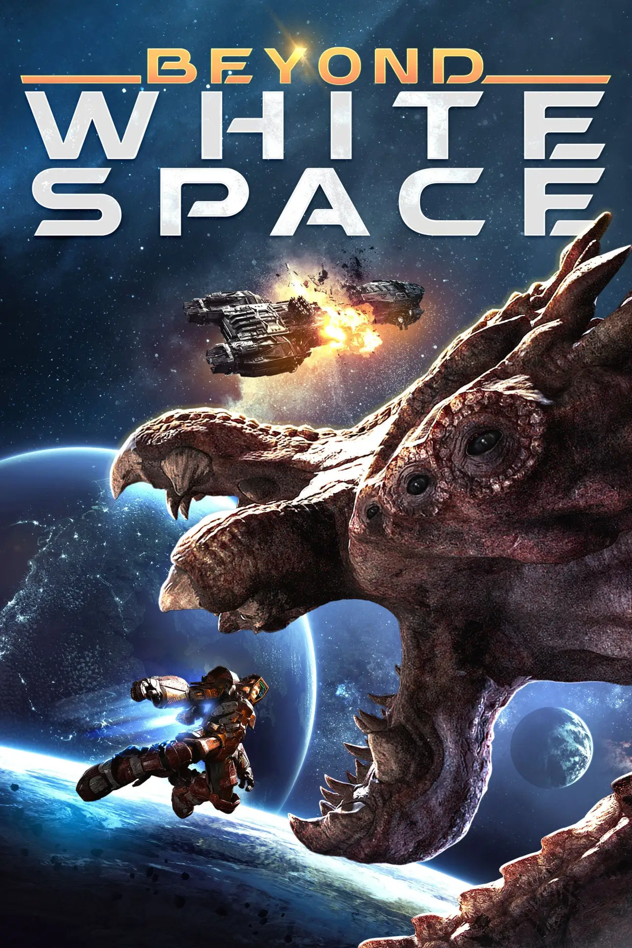 Plakat filmowy "W kosmiczną biel"