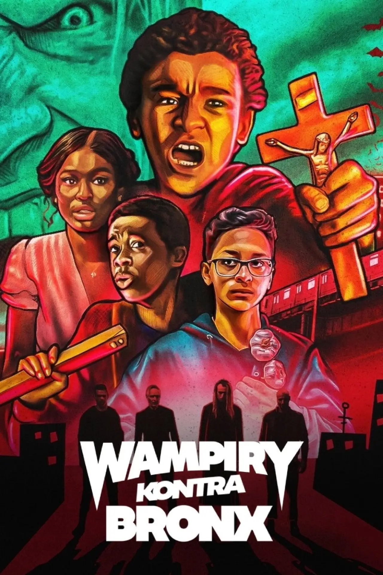 Plakat filmowy "Wampiry kontra Bronx"