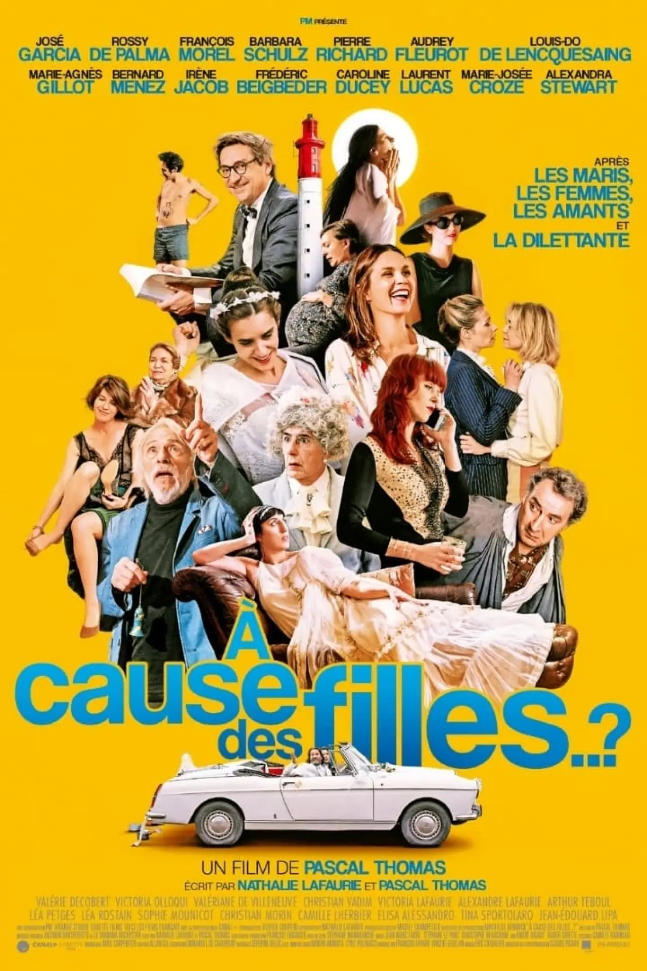 Plakat filmowy "À cause des filles..?"