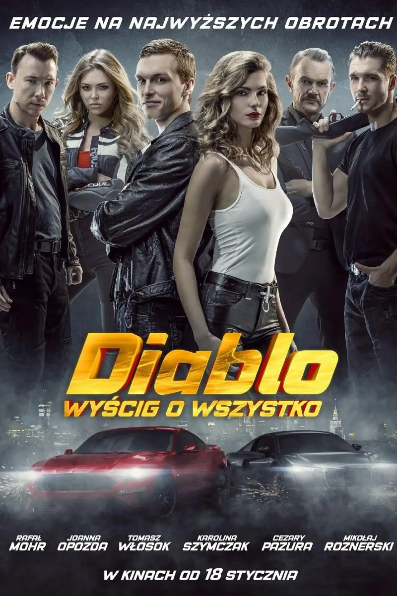Plakat filmowy "Diablo. Wyścig o wszystko"