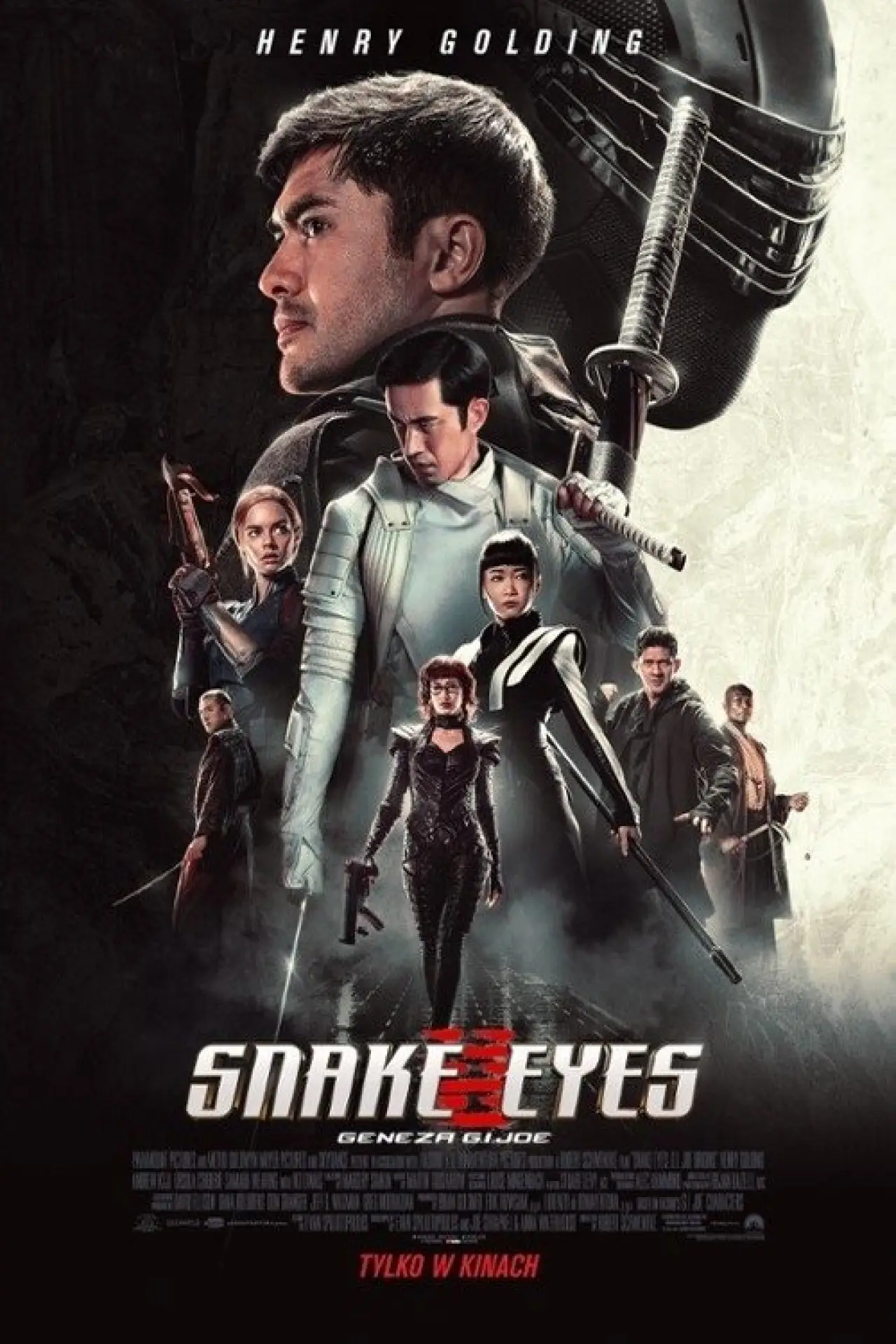 Plakat filmowy "Snake Eyes: Geneza G.I.Joe"