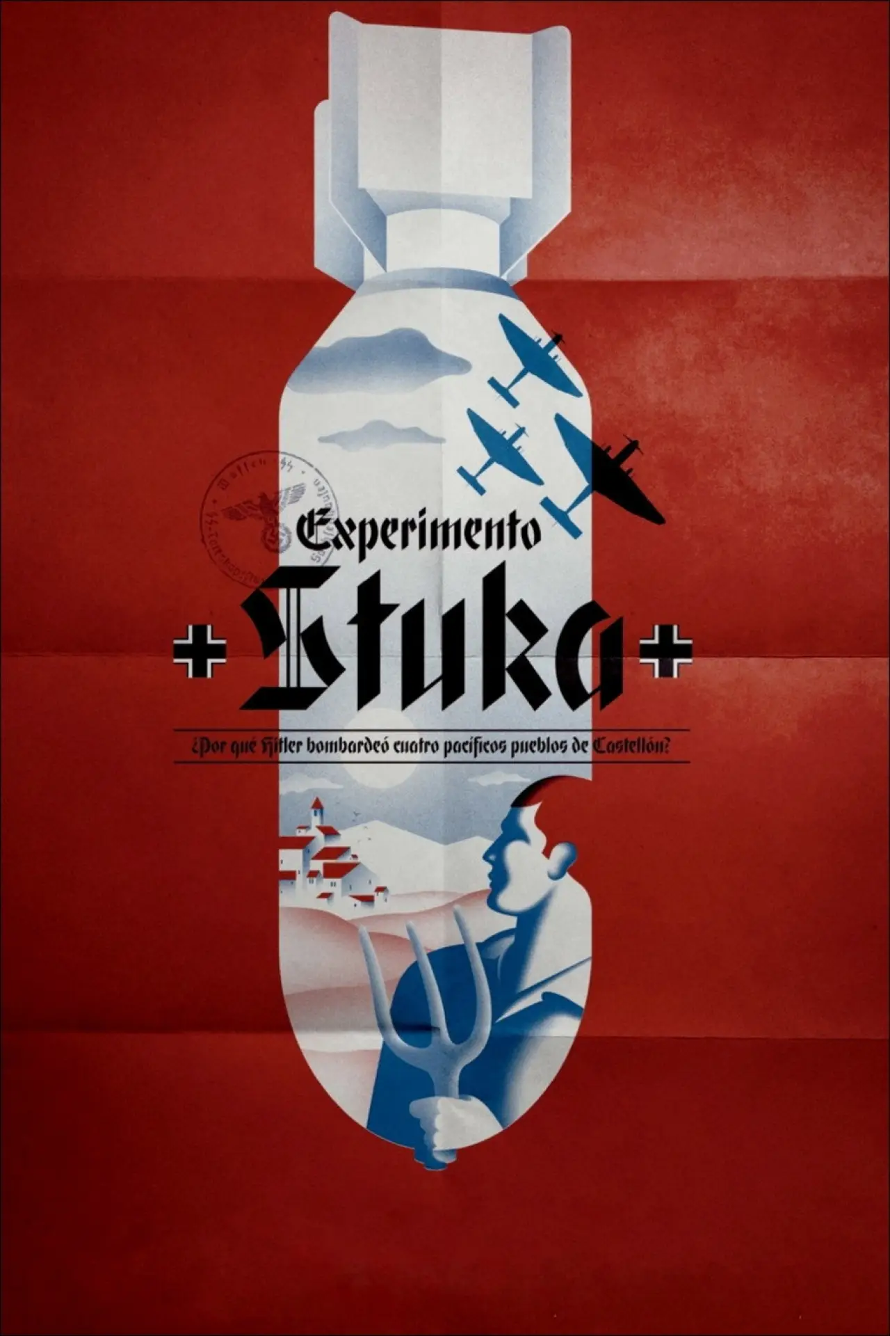 Plakat filmowy "Experiment Stuka"