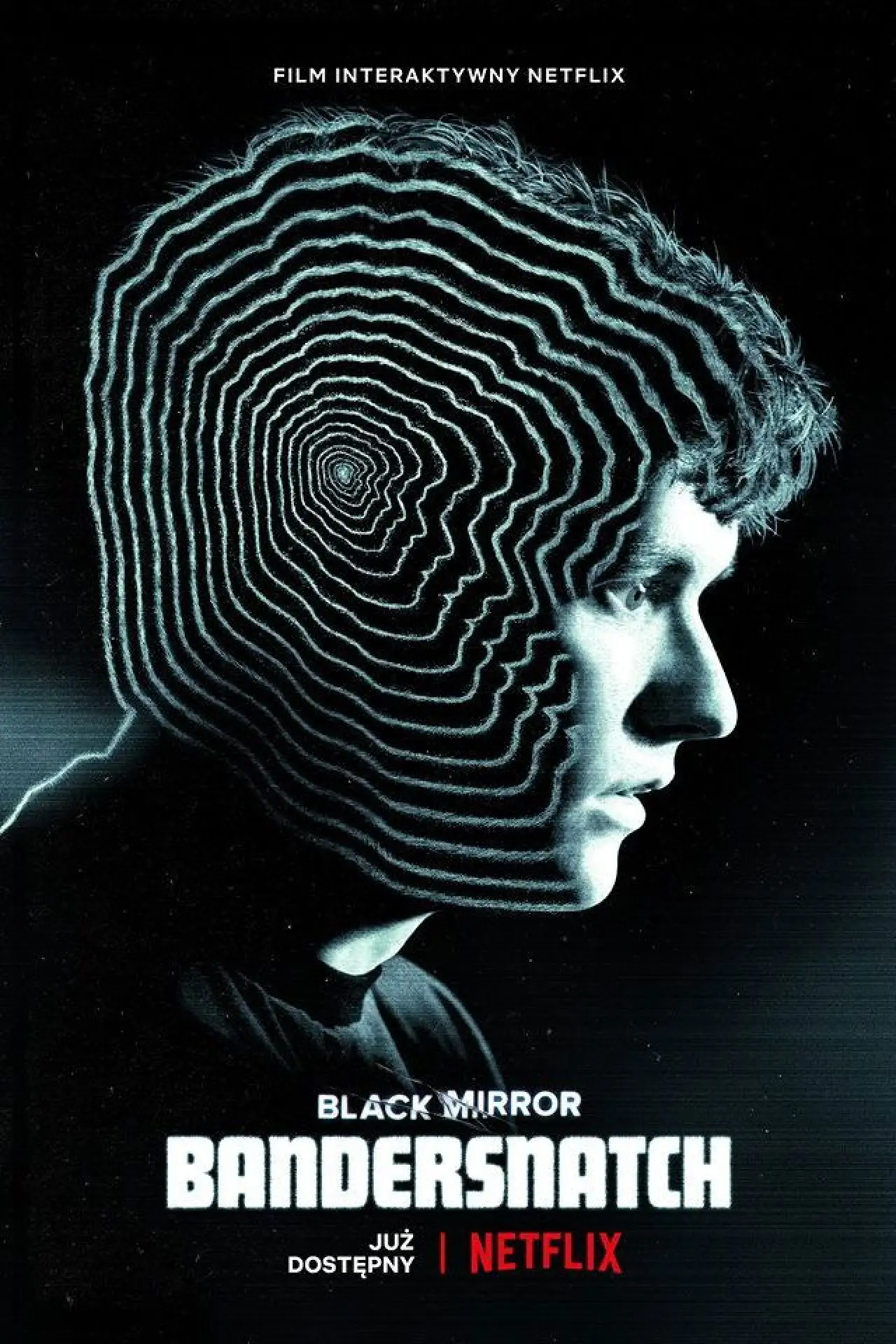 Plakat filmowy "Czarne lustro: Bandersnatch"
