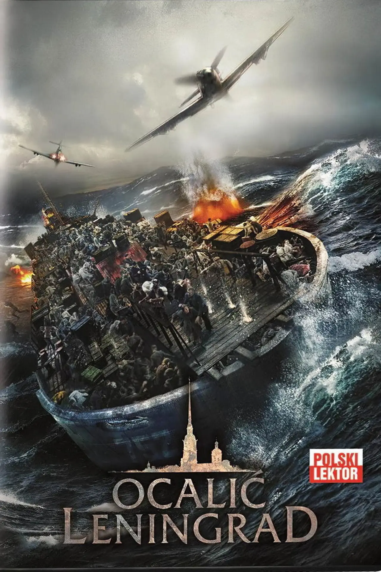 Plakat filmowy "Ocalić Leningrad"