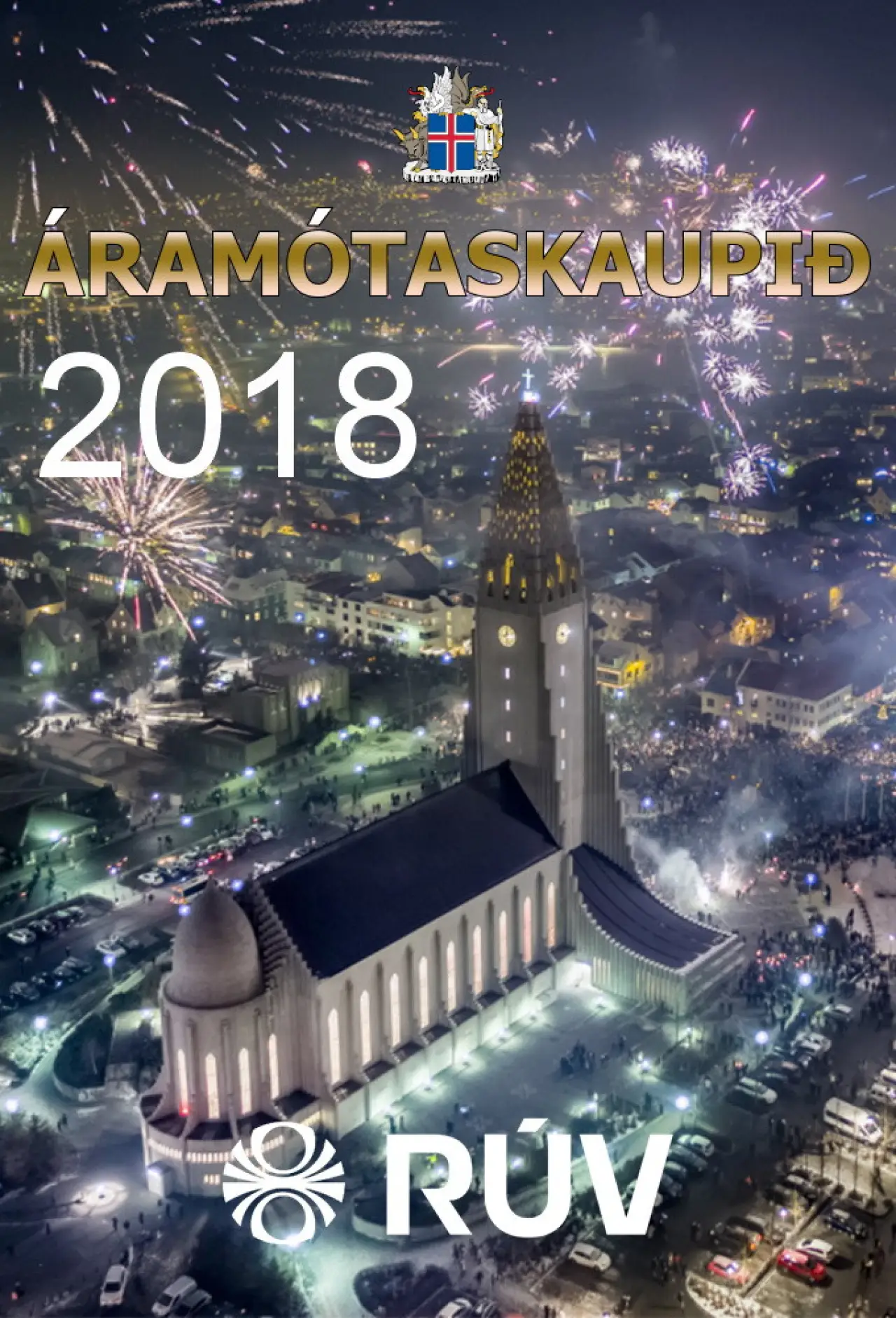 Plakat filmowy "Áramótaskaup: 2018"