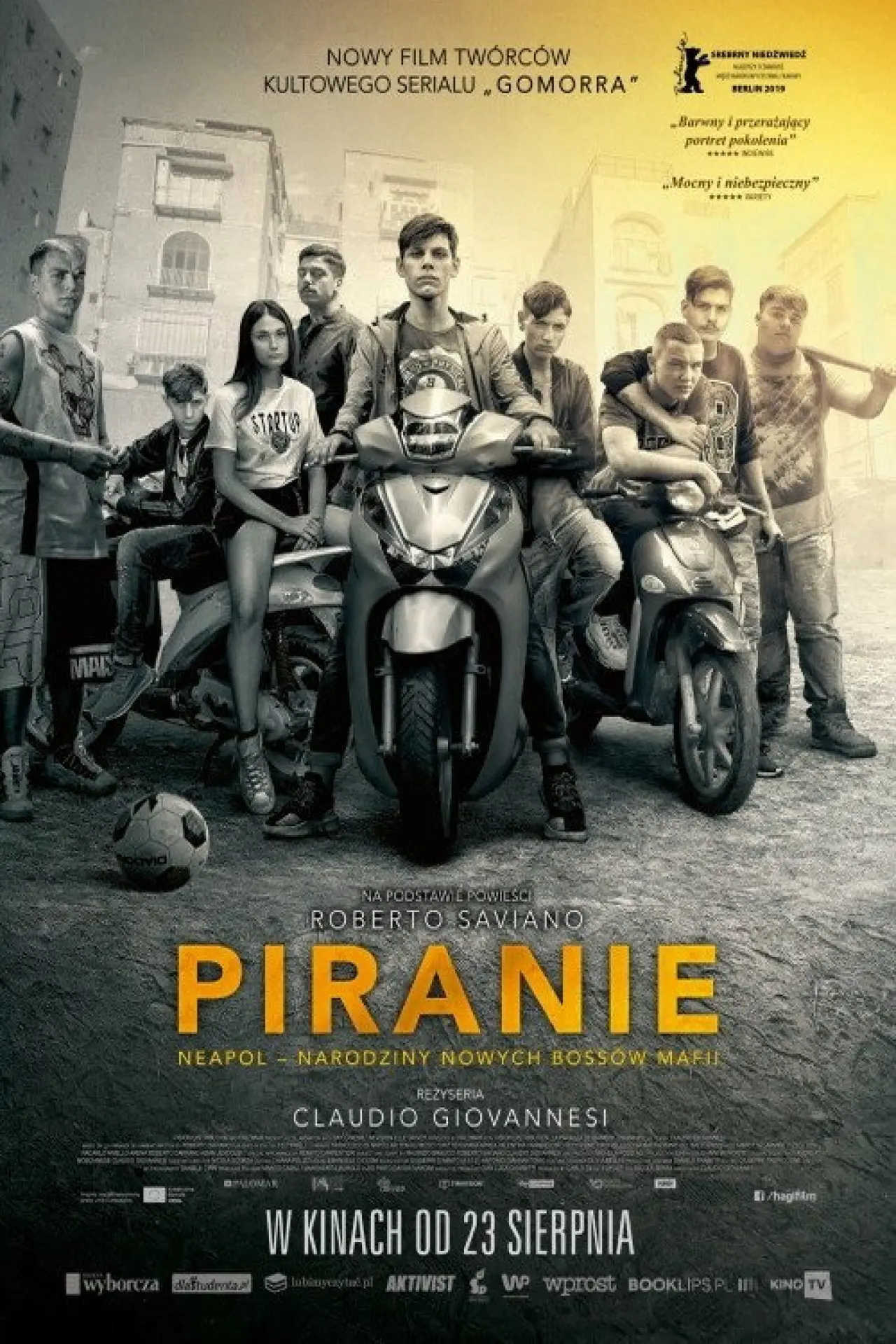 Plakat filmowy "Piranie"