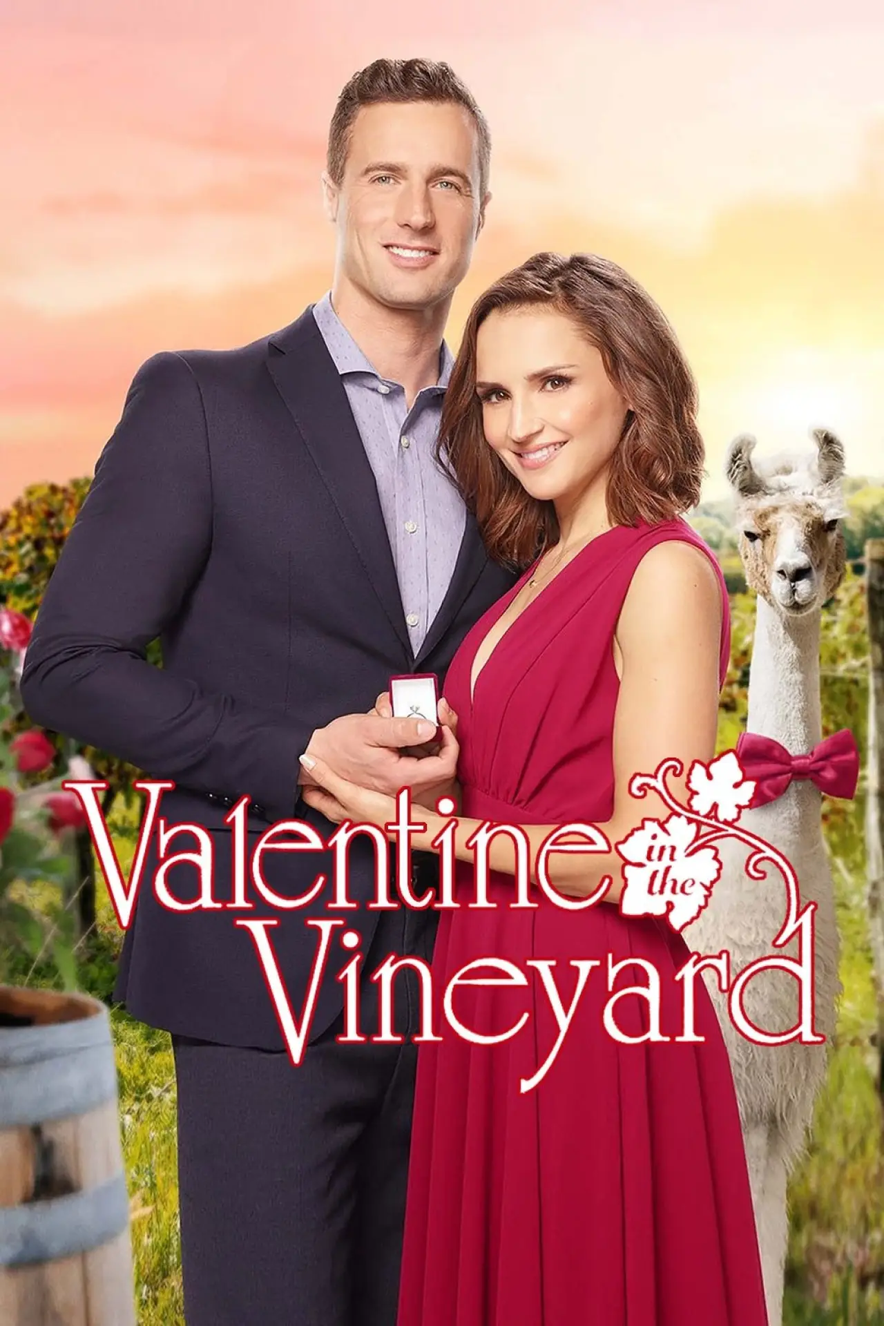Plakat filmowy "Walentynki w winnicy"