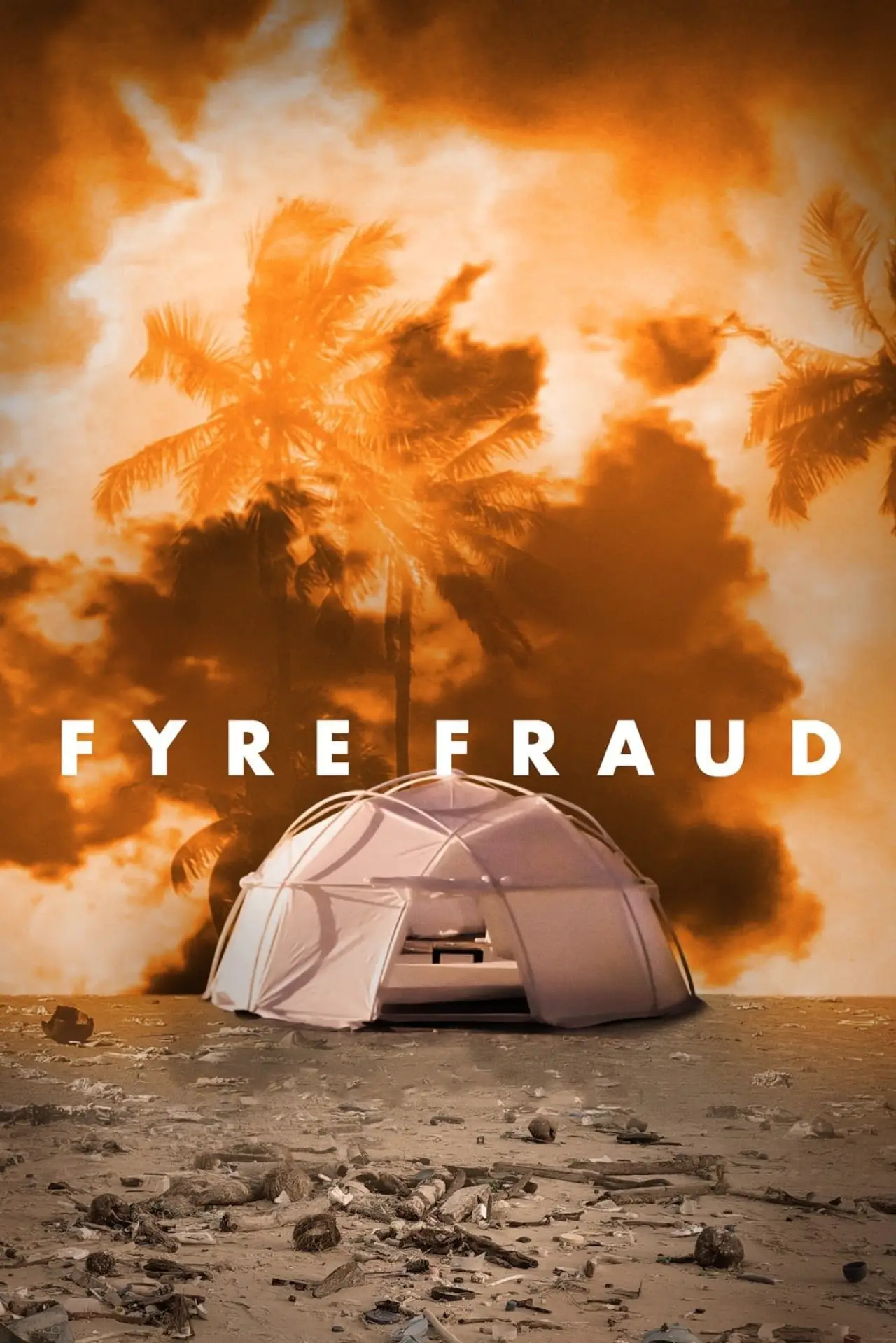 Plakat filmowy "Fyre Fraud"