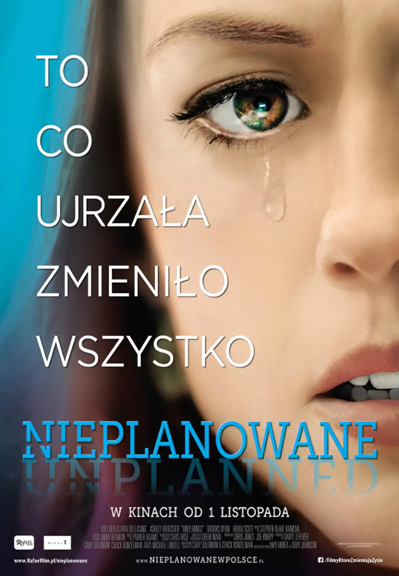 Plakat filmowy "Nieplanowane"