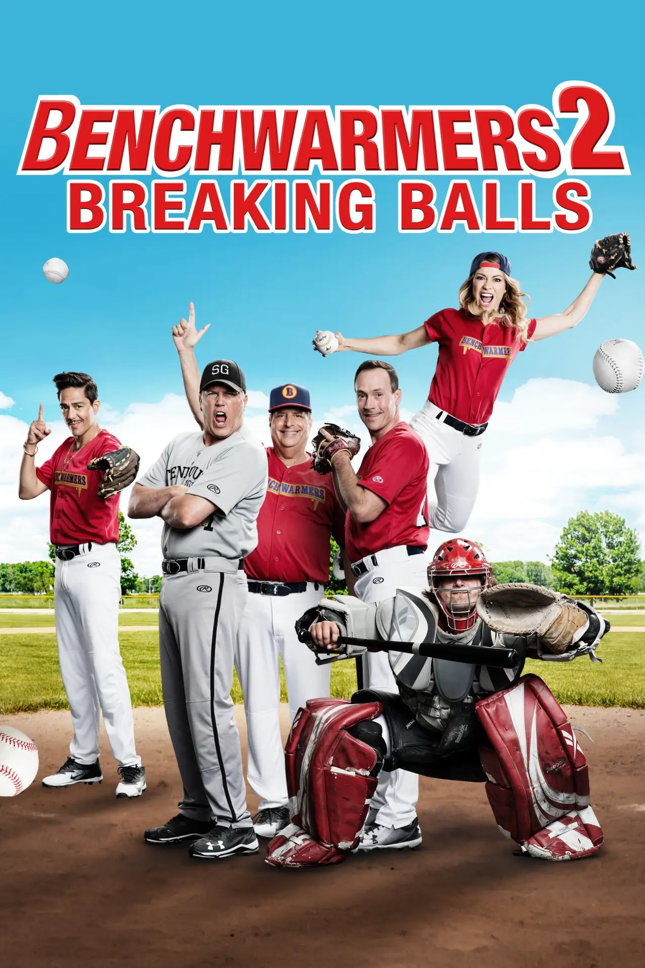 Plakat filmowy "Benchwarmers 2: Breaking Balls"