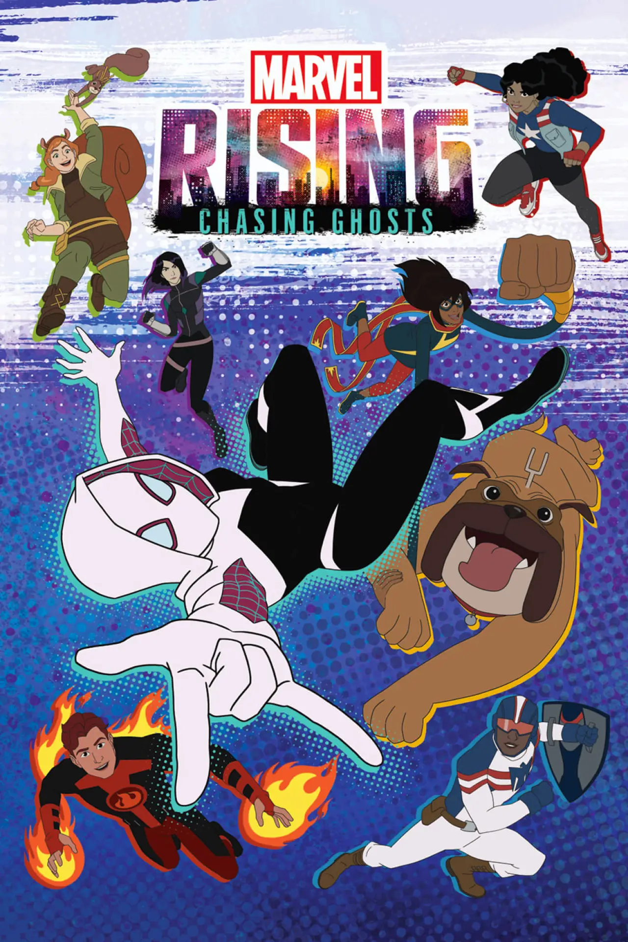 Plakat filmowy "Marvel Rising: Chasing Ghosts"