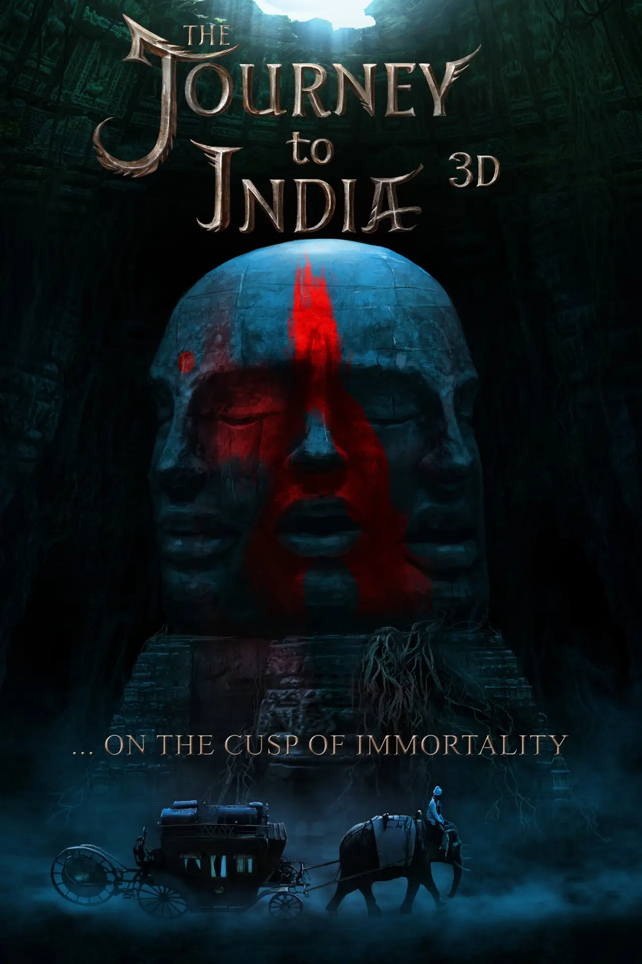 Plakat filmowy "На пороге бессмертия: Путешествие в Индию"