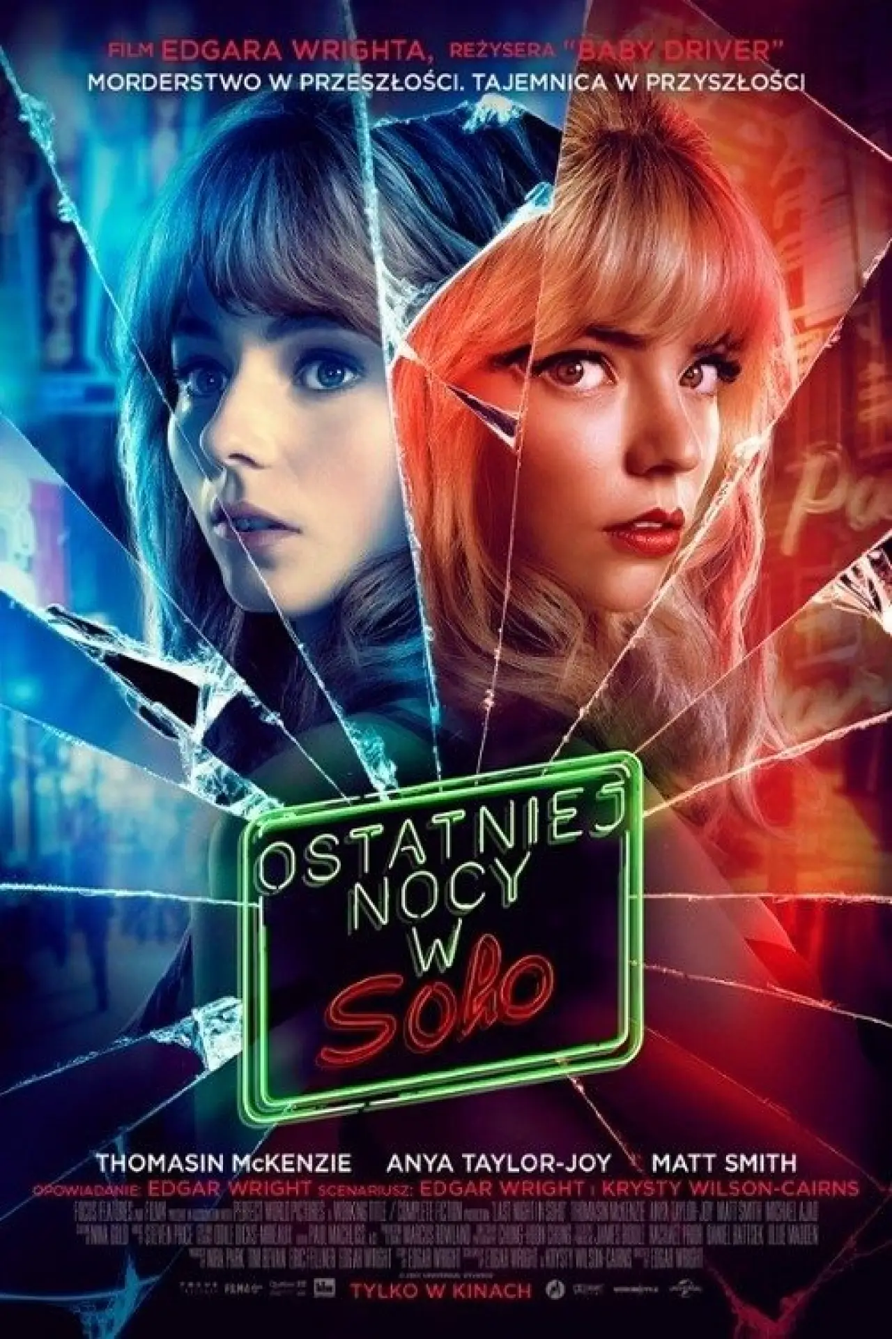 Plakat filmowy "Ostatniej nocy w Soho"