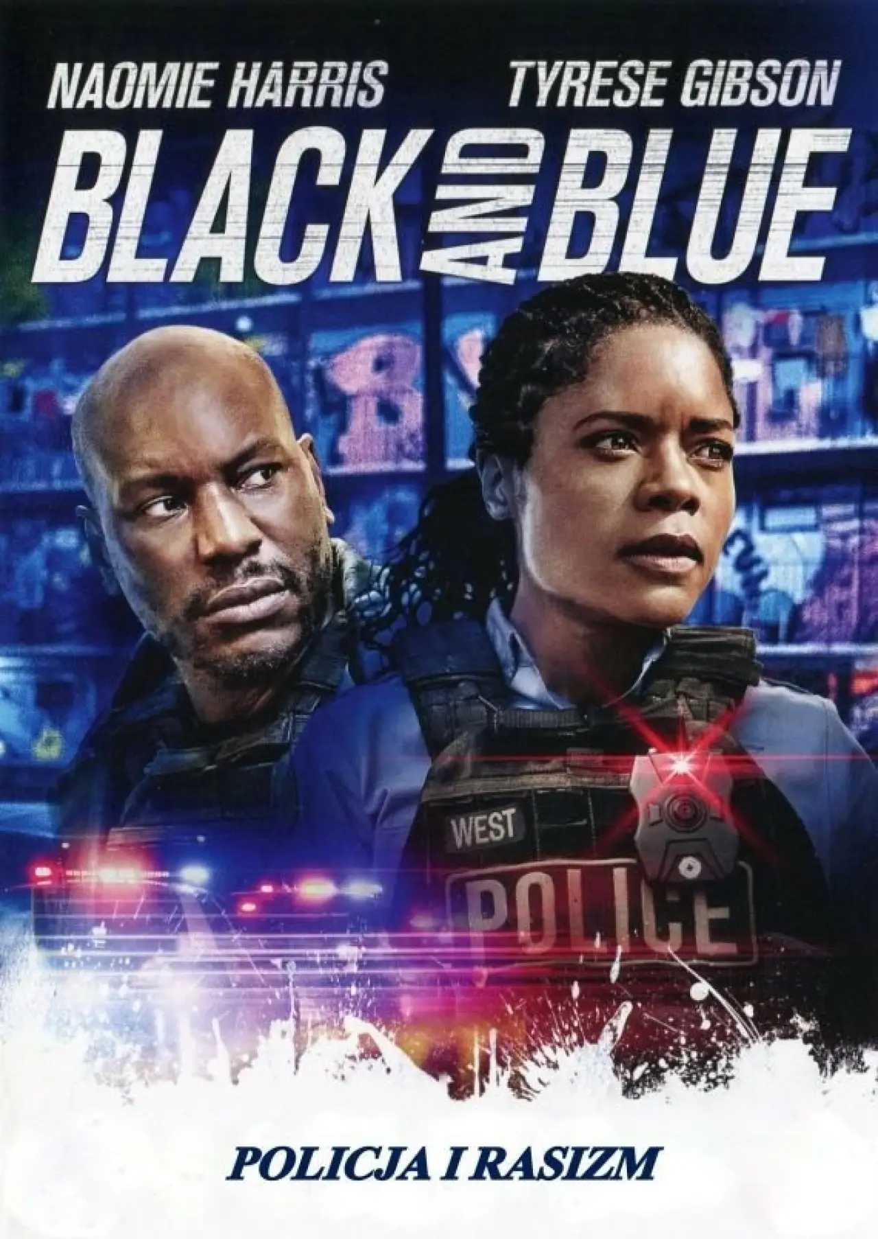Plakat filmowy "Policjanci i Rasizm"
