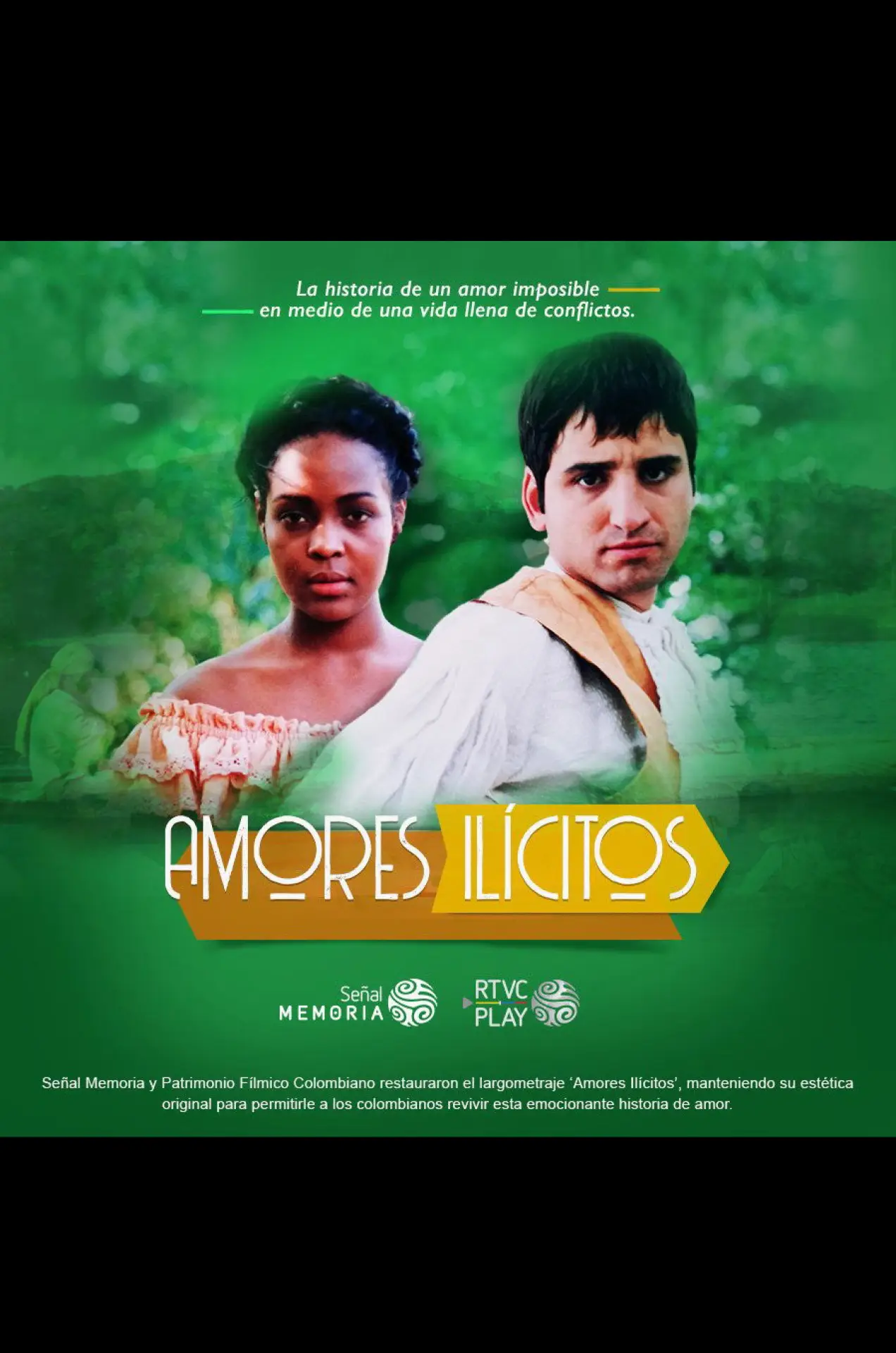Plakat filmowy "De amores y delitos: Amores ilícitos"