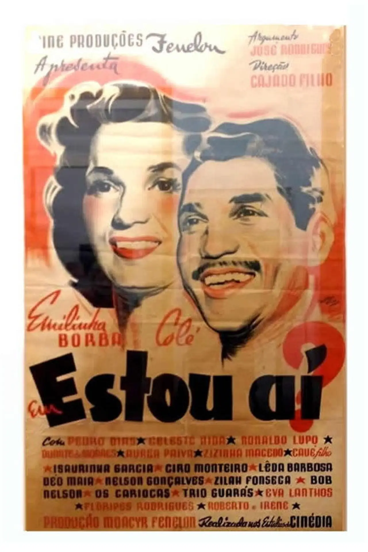 Plakat filmowy "Estou Aí?"