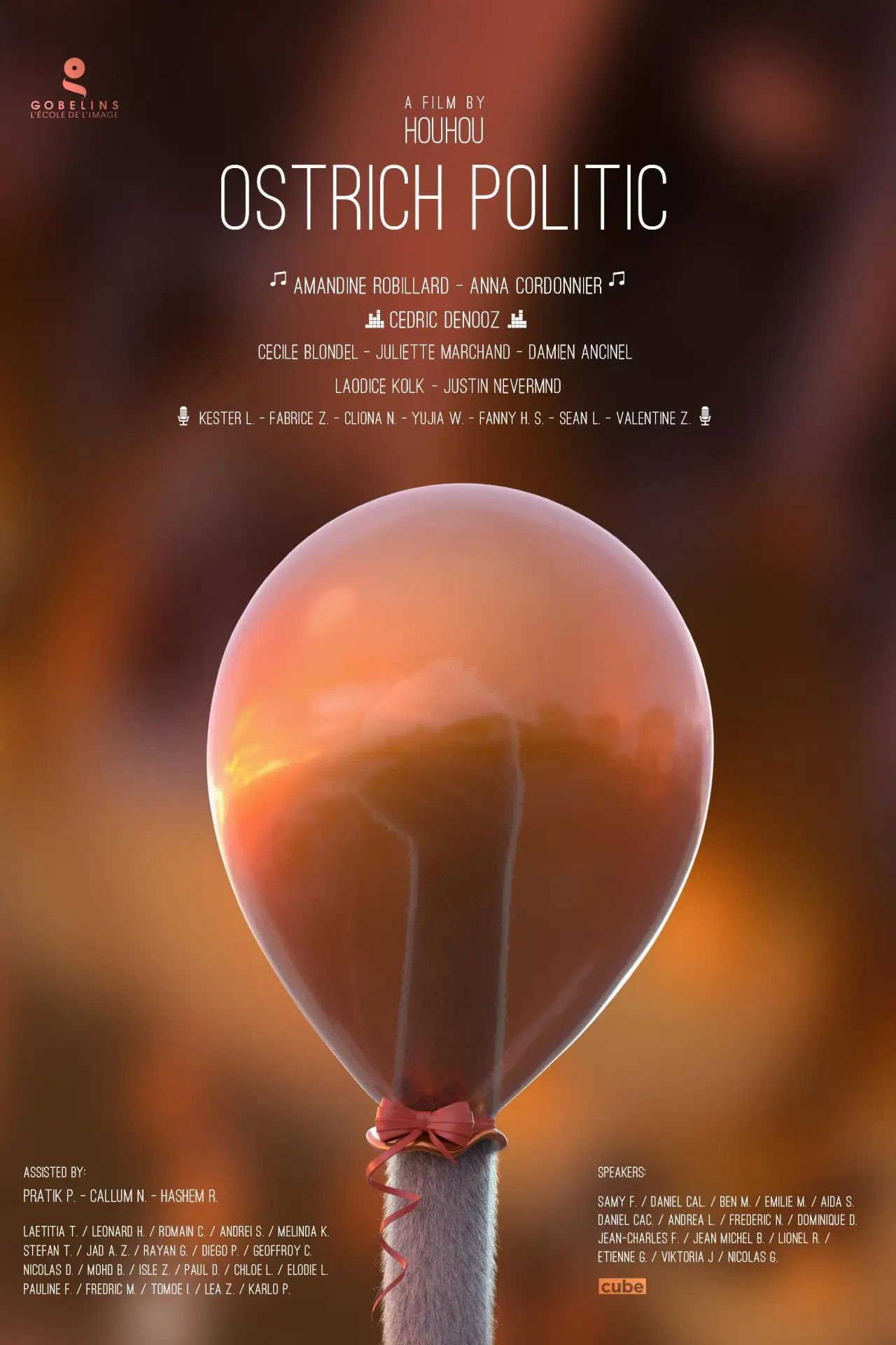 Plakat filmowy "Ostrich Politic"
